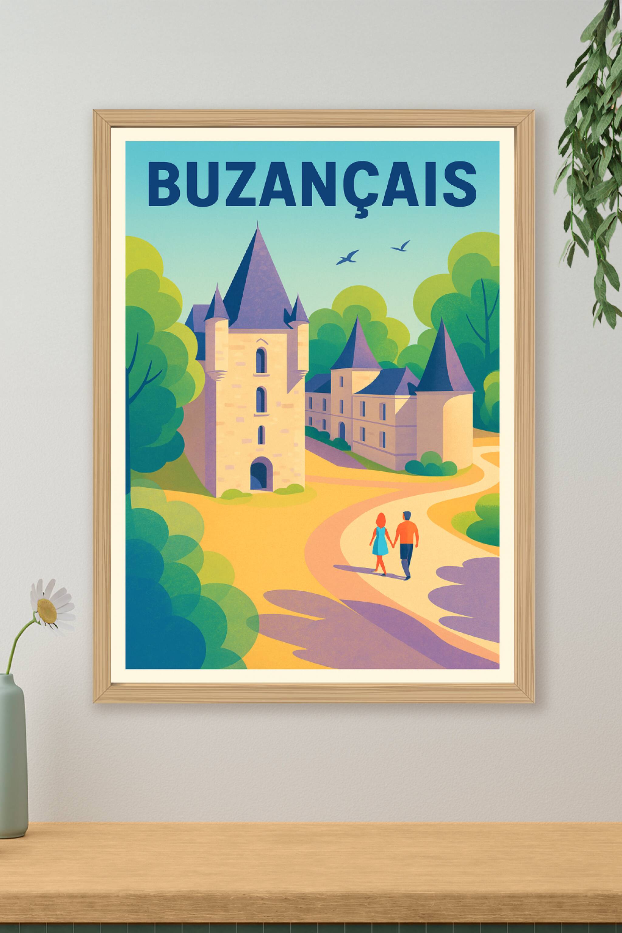 Affiche de Buzançais - Charme et histoire en pleine nature