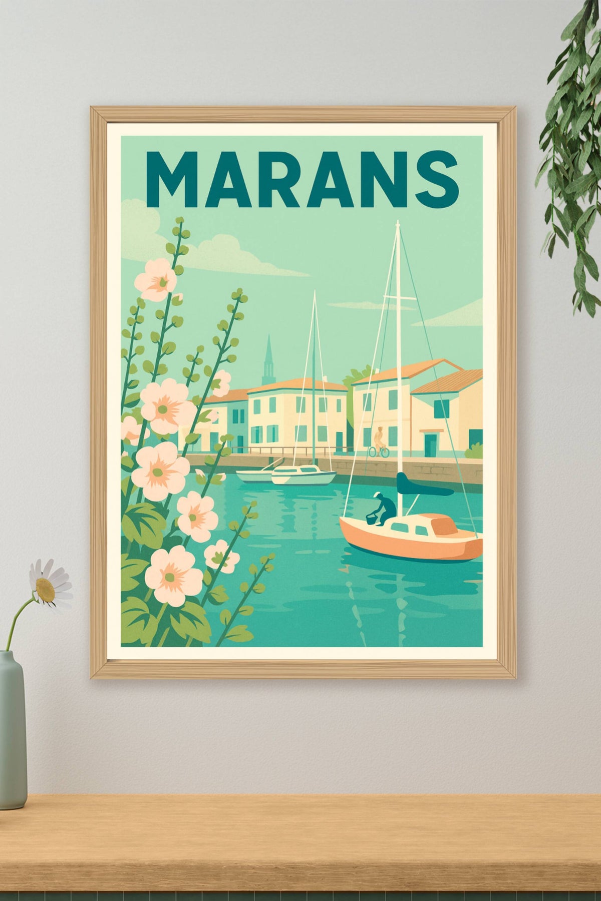 Affiche de Marans - Charme et quiétude au bord de l'eau