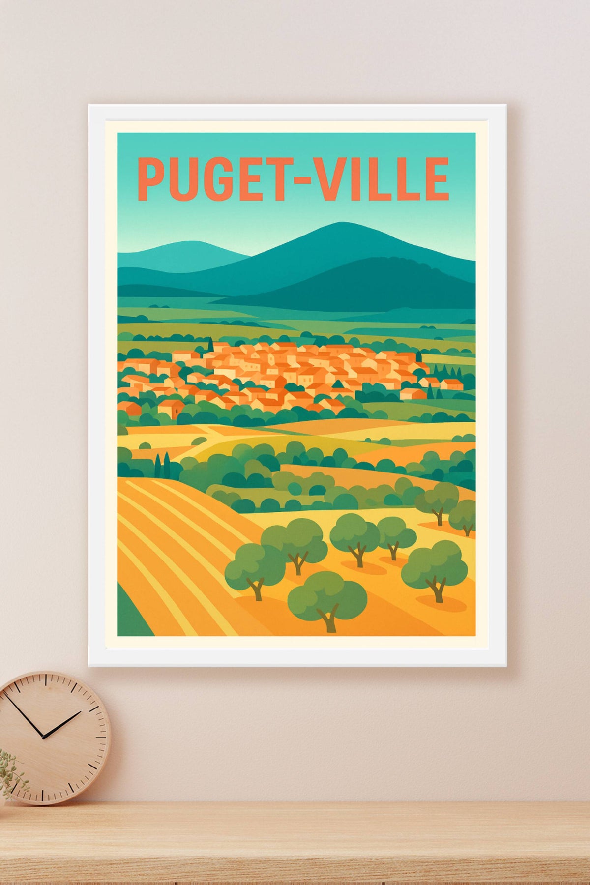 Affiche de Puget-Ville - L'élégance provençale au cœur de la nature