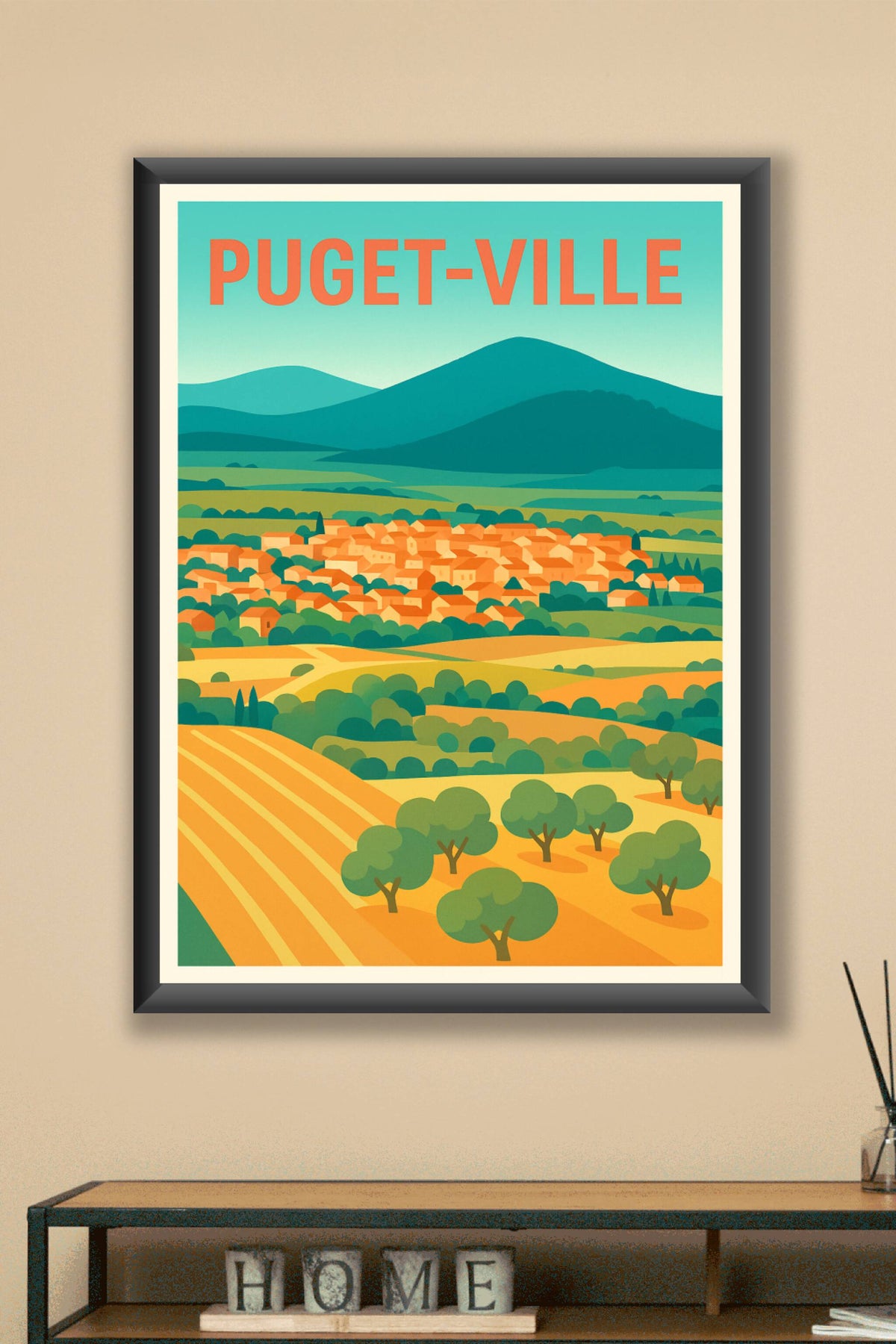 Affiche de Puget-Ville - L'élégance provençale au cœur de la nature