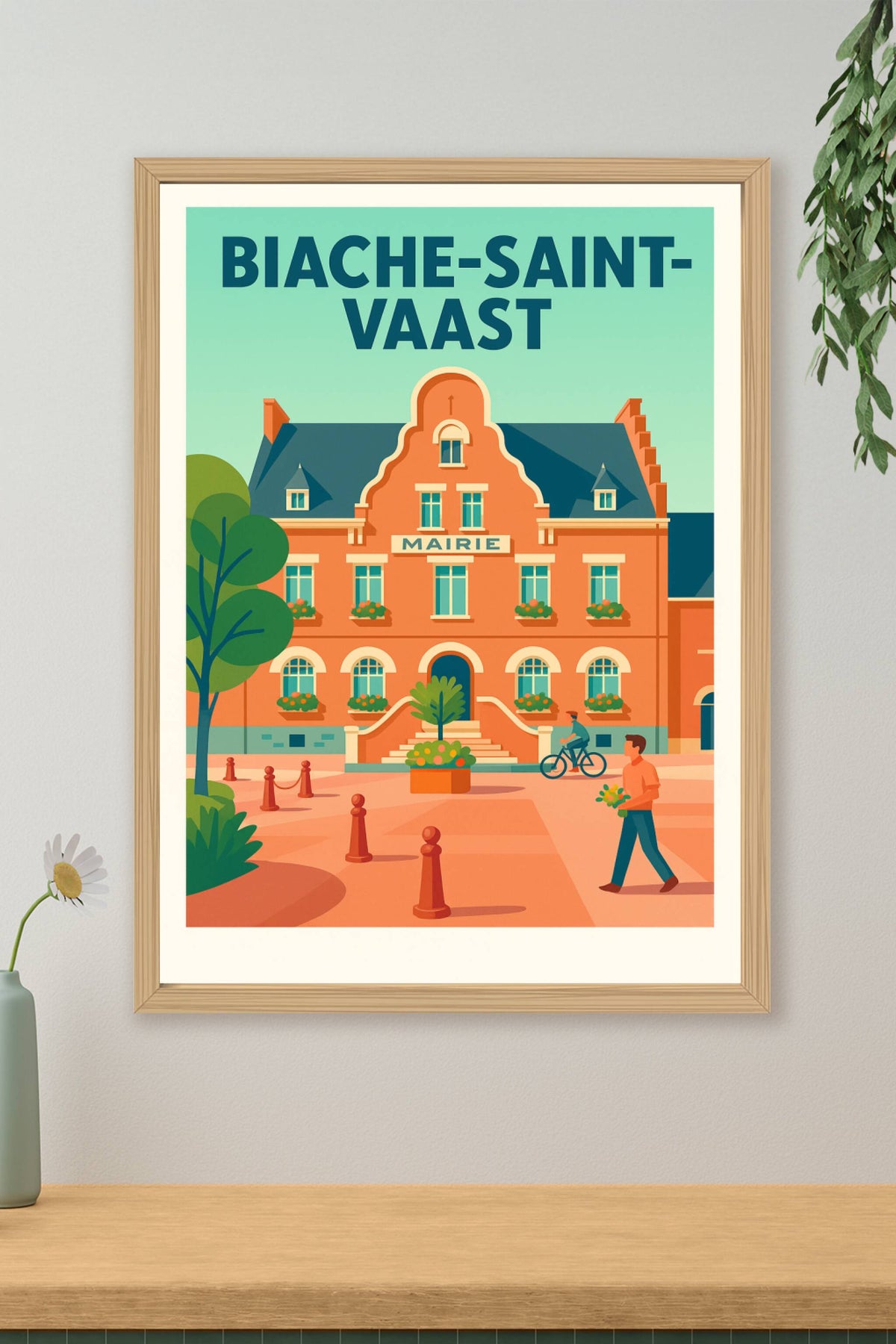Affiche de Biache-Saint-Vaast - Charme authentique de la mairie