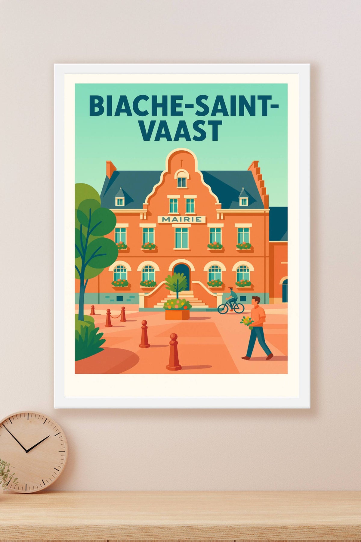Affiche de Biache-Saint-Vaast - Charme authentique de la mairie