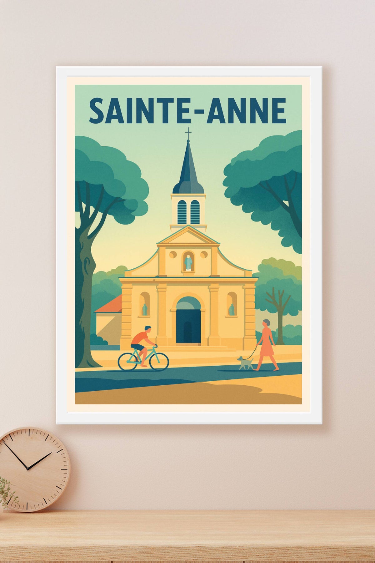Affiche de Sainte-Anne - Charme paisible et patrimoine historique