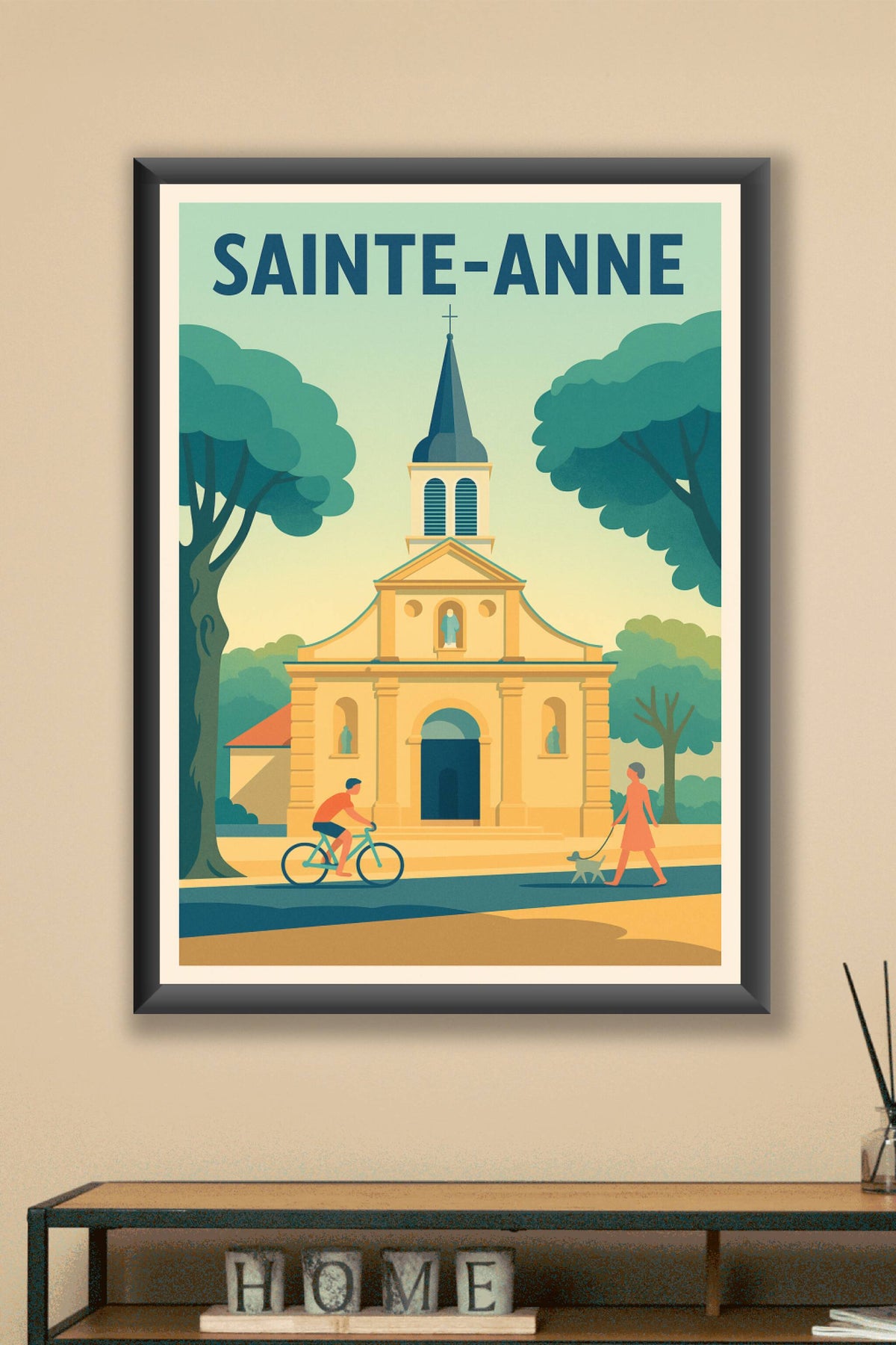 Affiche de Sainte-Anne - Charme paisible et patrimoine historique