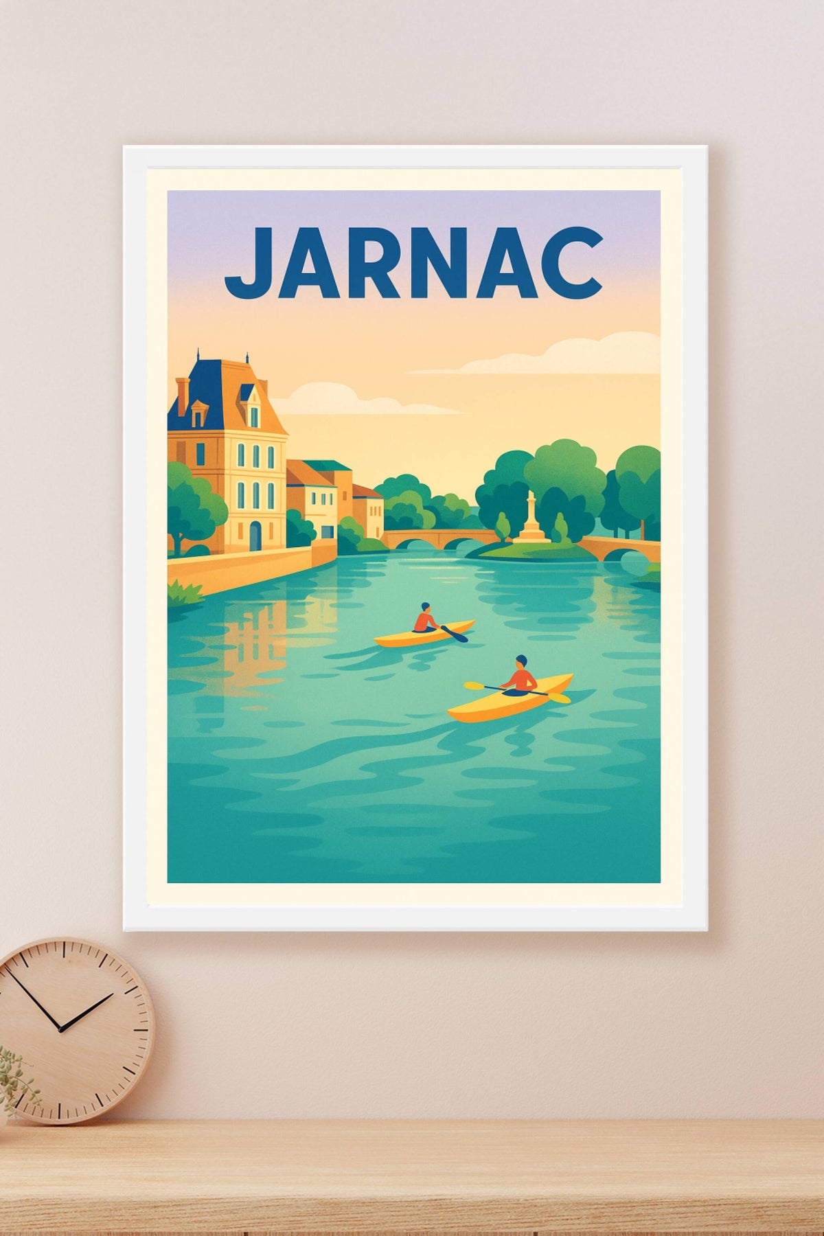 Affiche de Jarnac - Évasion paisible au fil de la Charente