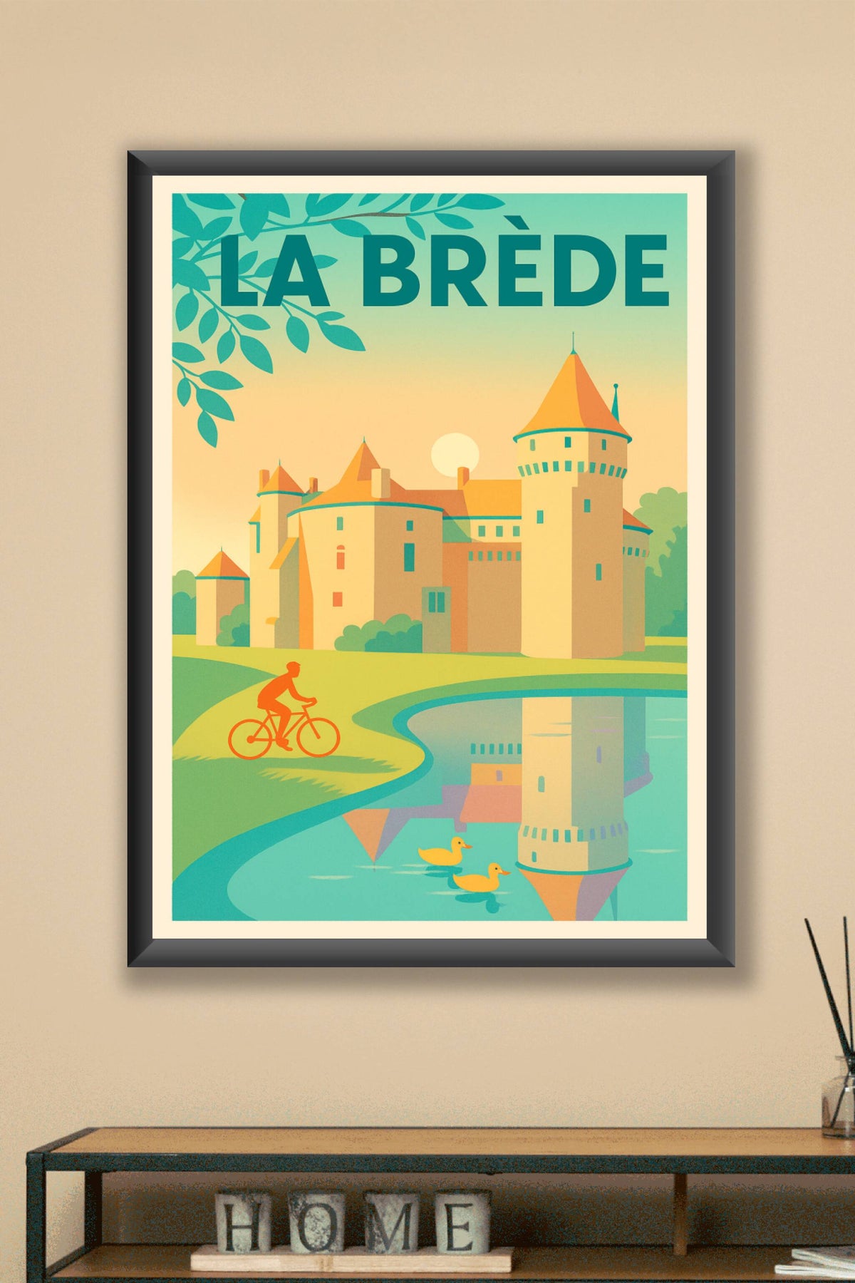 Affiche de La Brède - Authentique douceur bordelaise