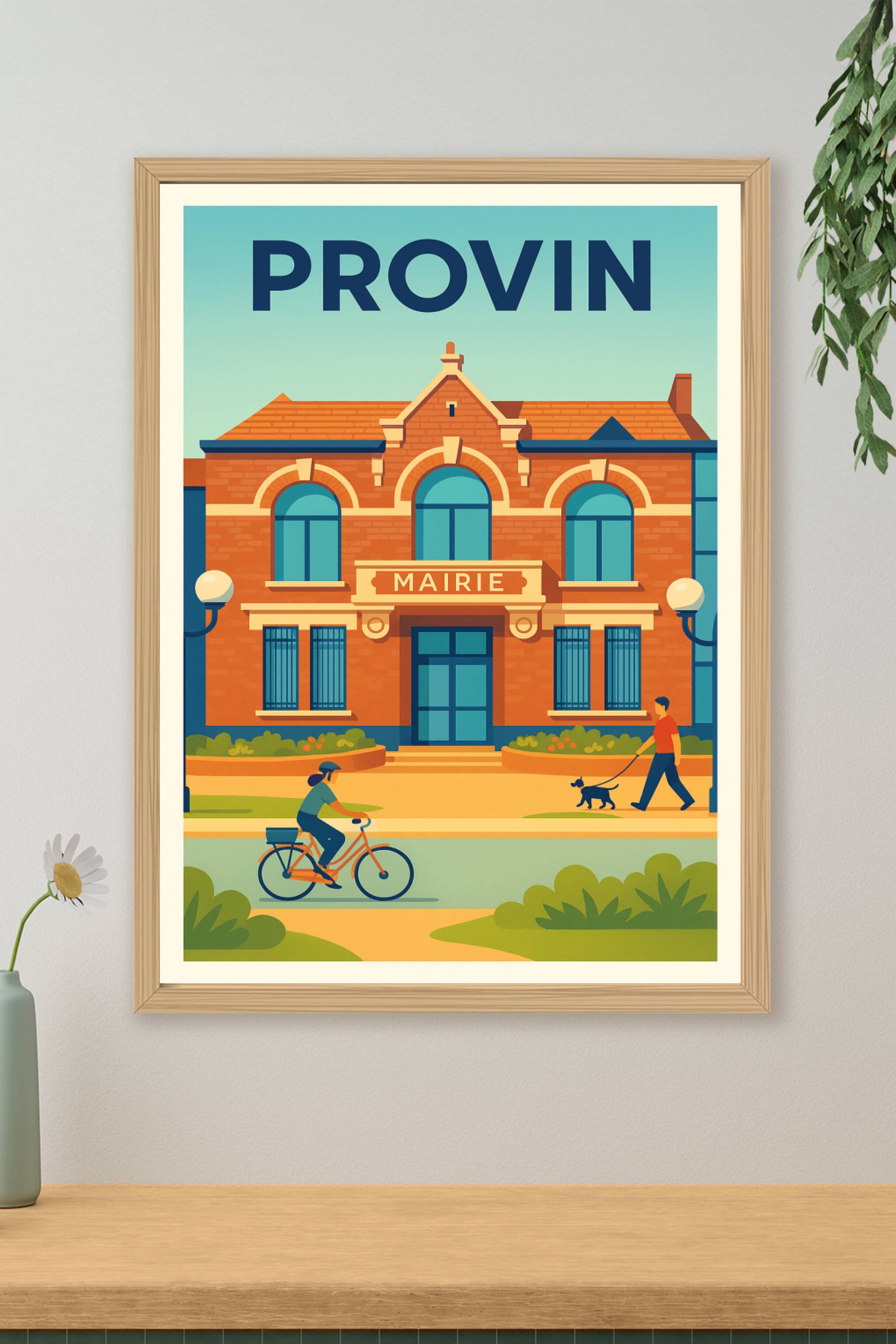Affiche de Provin - Charme et sérénité au cœur de la mairie