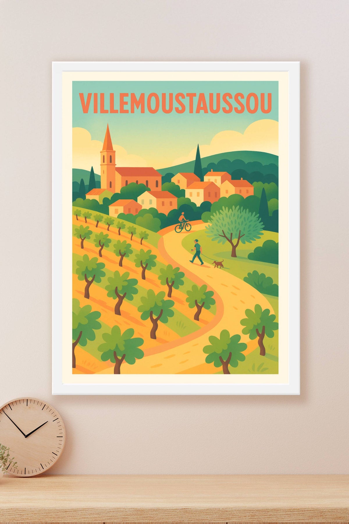 Affiche de Villemoustaussou - Charme bucolique et douceur de vivre