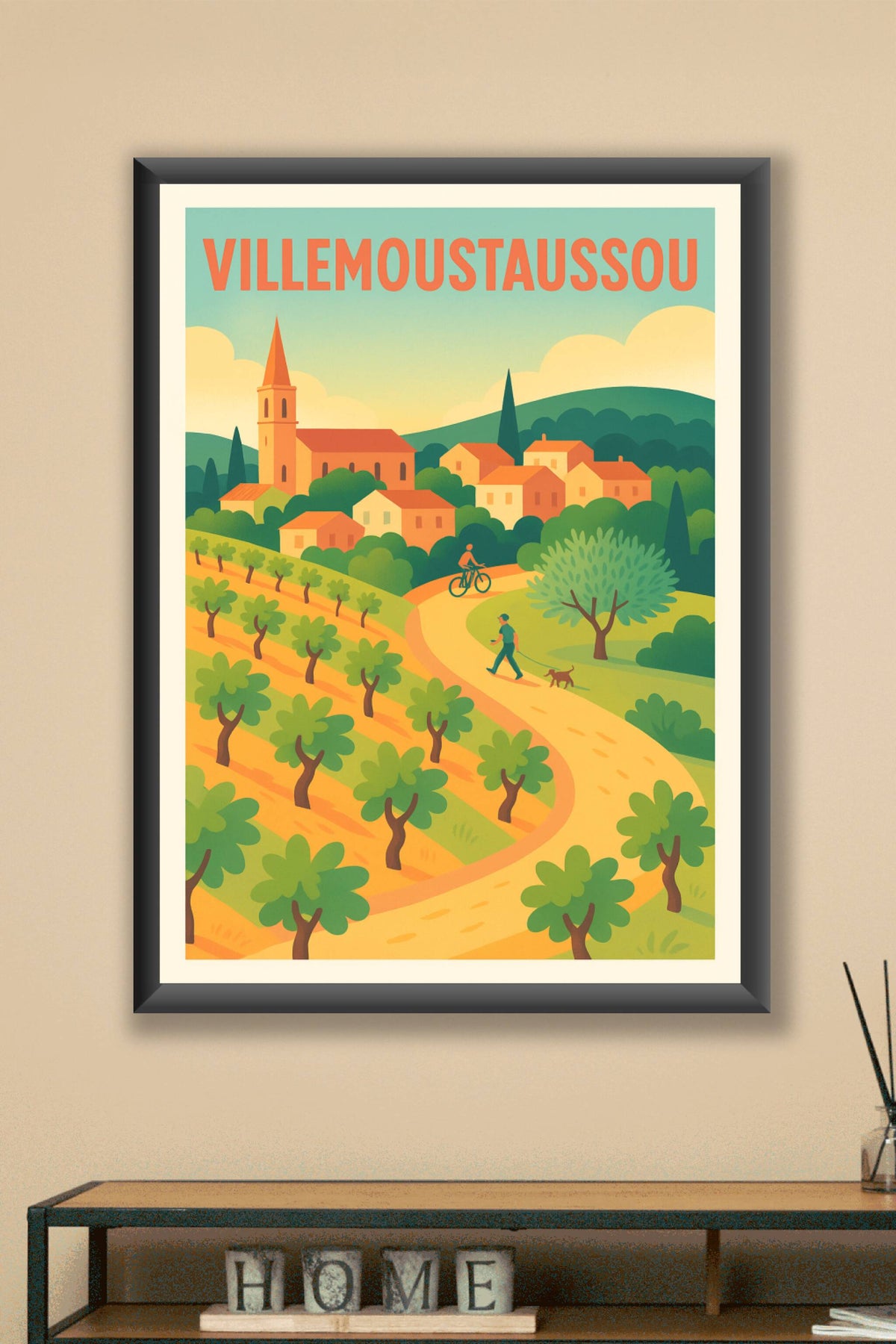 Affiche de Villemoustaussou - Charme bucolique et douceur de vivre