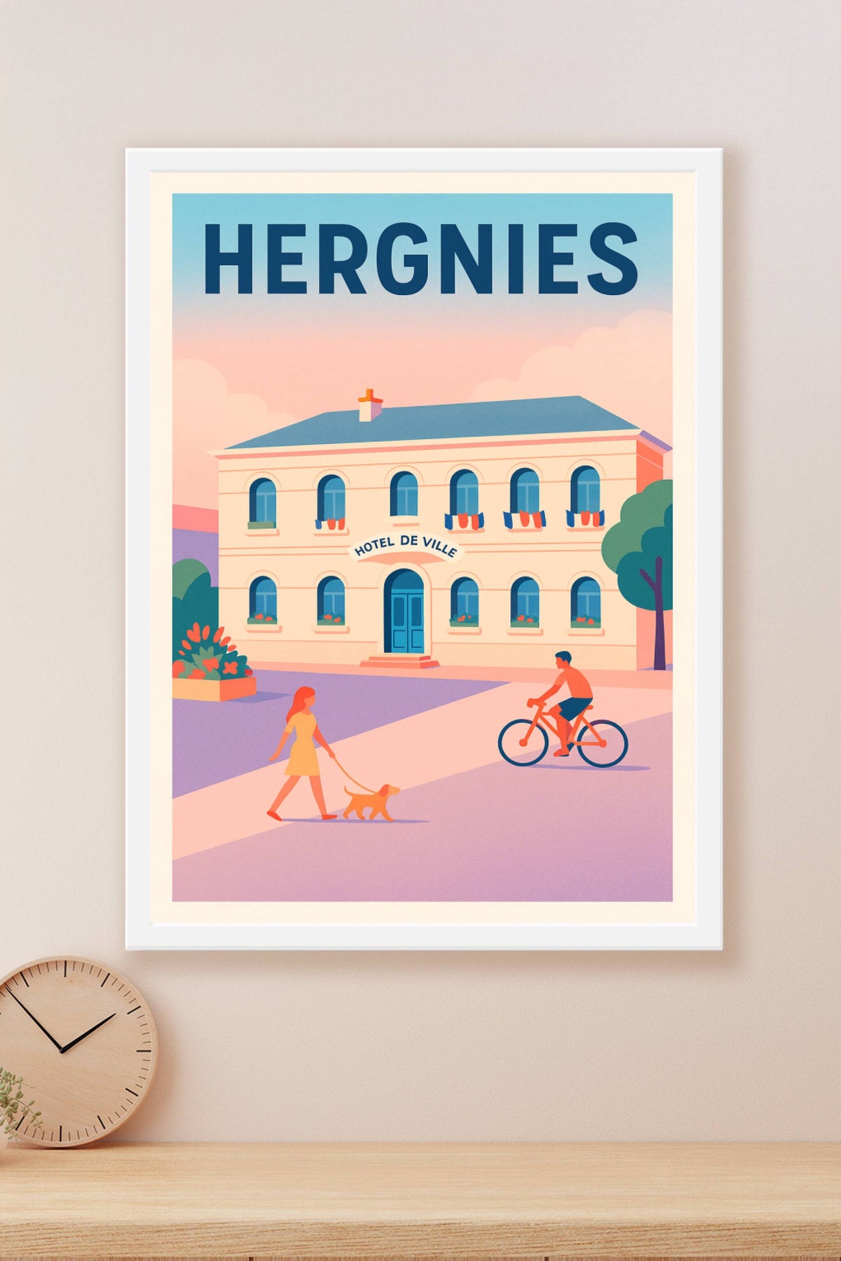 Affiche de Hergnies - Charme et douceur de la vie locale