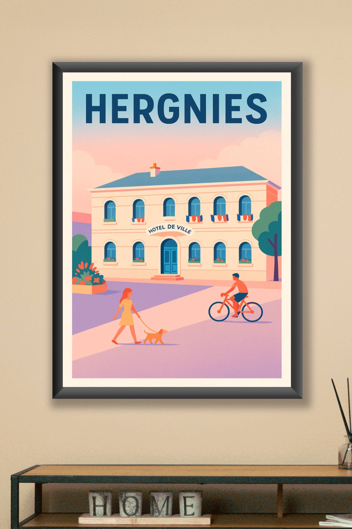 Affiche de Hergnies - Charme et douceur de la vie locale