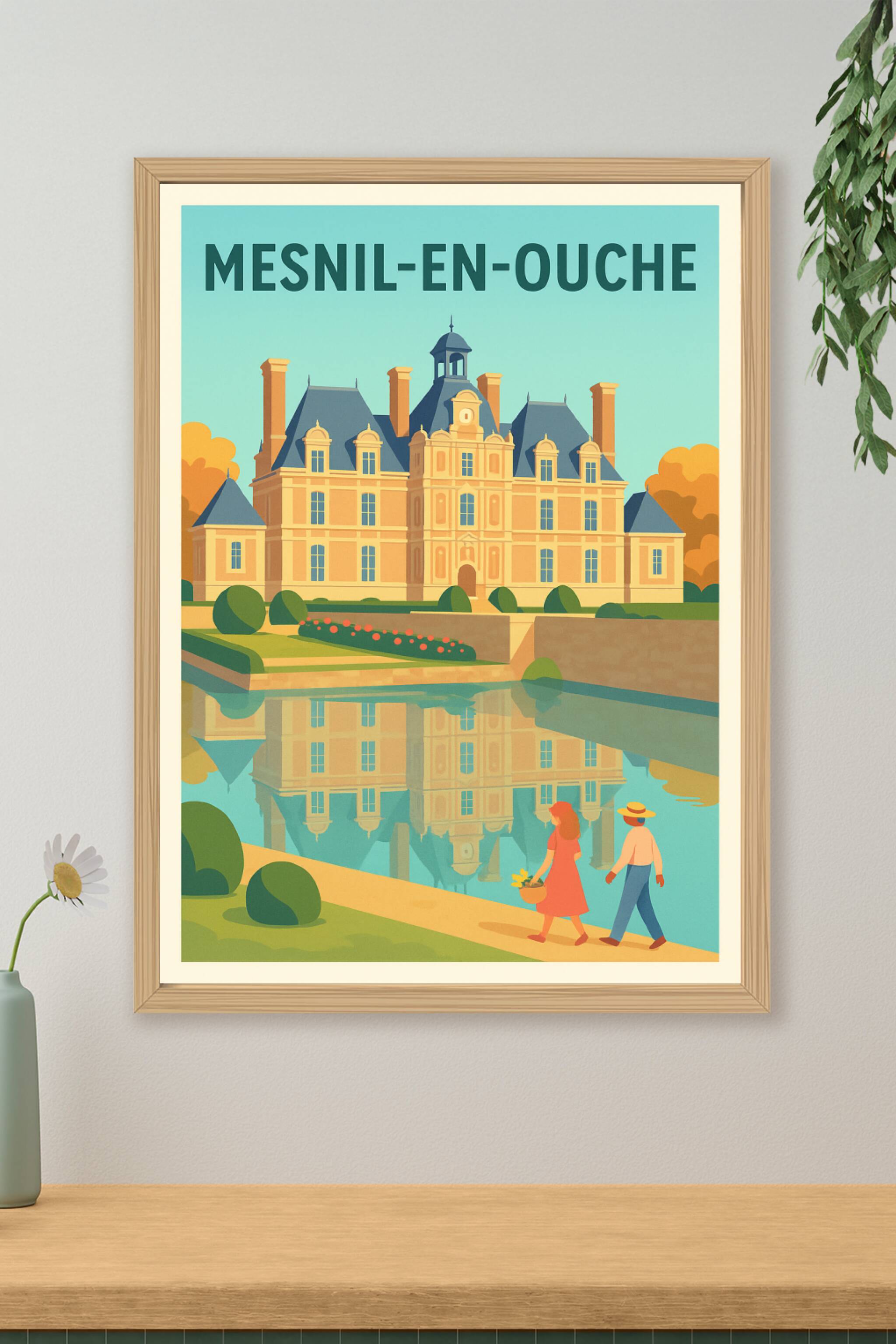 Affiche de Mesnil-en-Ouche - Élégance et charme normand