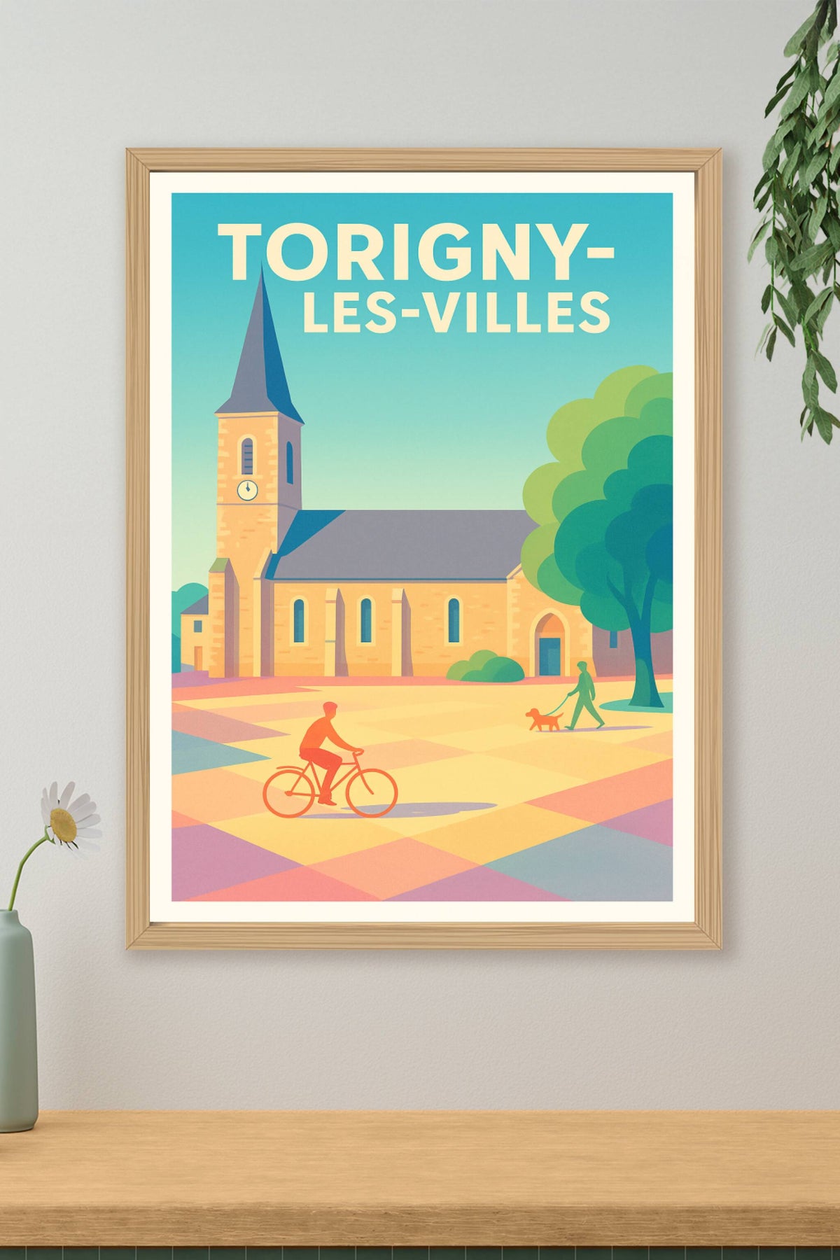 Affiche de Torigny-les-Villes - Un village paisible et charmant