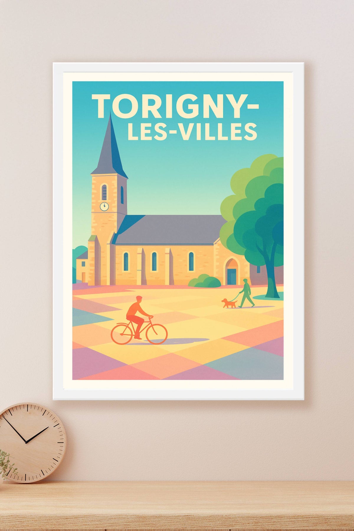 Affiche de Torigny-les-Villes - Un village paisible et charmant