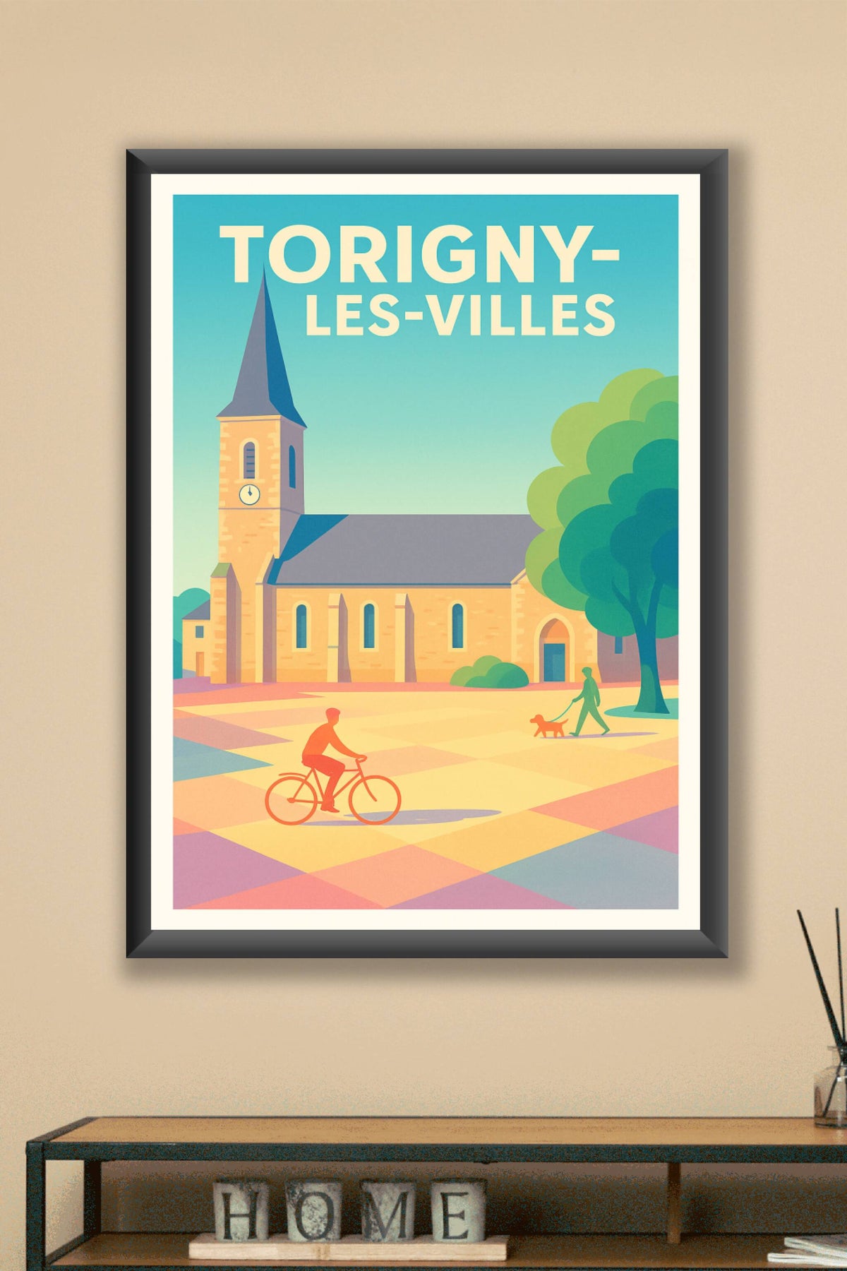 Affiche de Torigny-les-Villes - Un village paisible et charmant