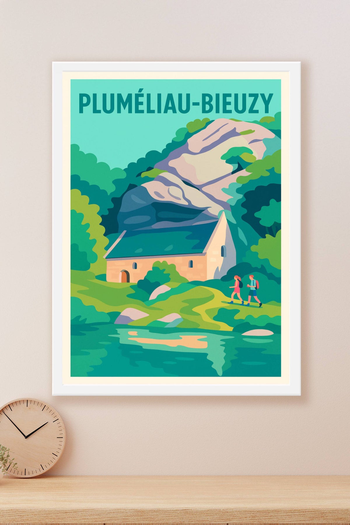 Affiche de Pluméliau-Bieuzy - Entre nature et patrimoine à couper le souffle