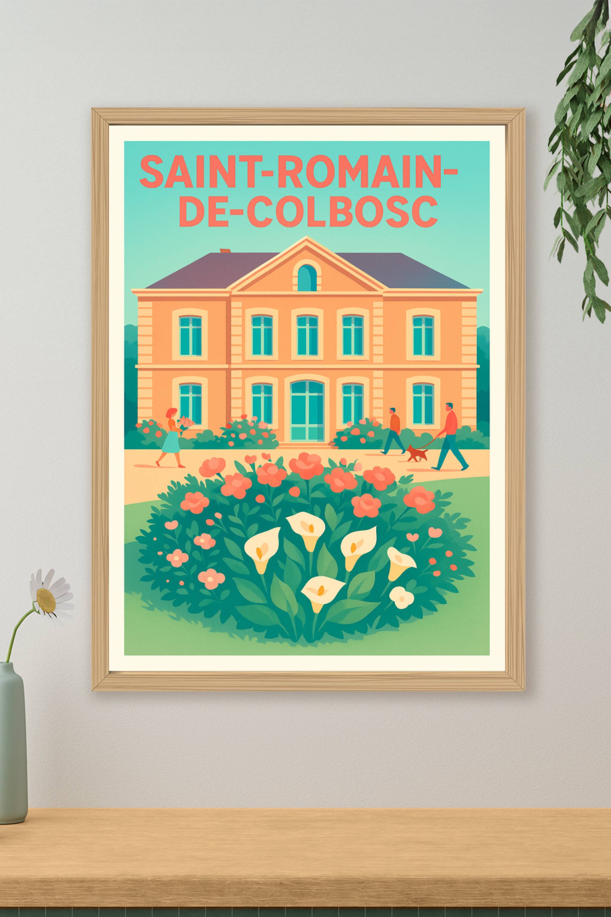 Affiche de Saint-Romain-de-Colbosc - Évasion fleurie au cœur de la ville