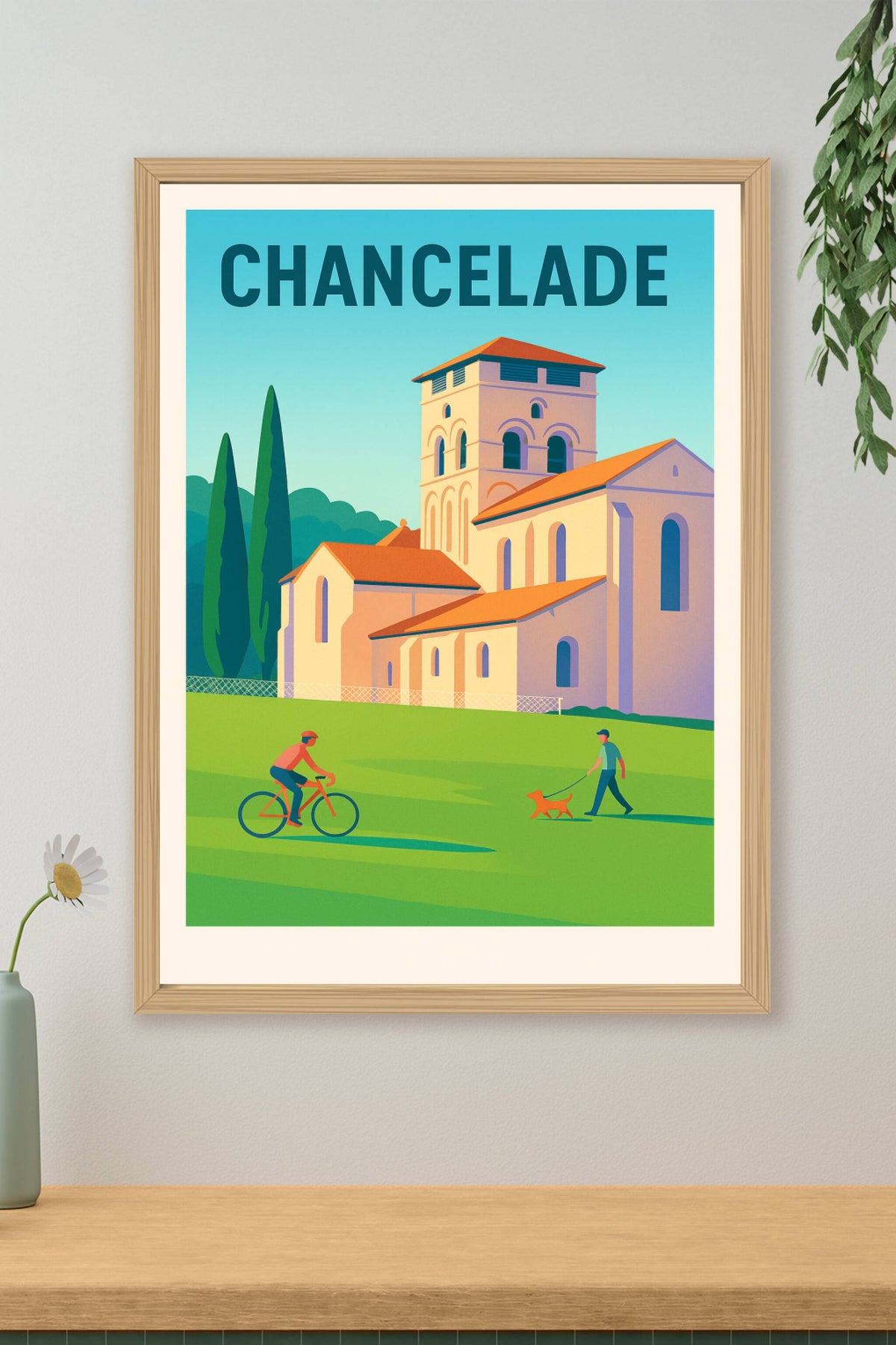 Affiche de Chancelade - Harmonie et sérénité au cœur de la Dordogne