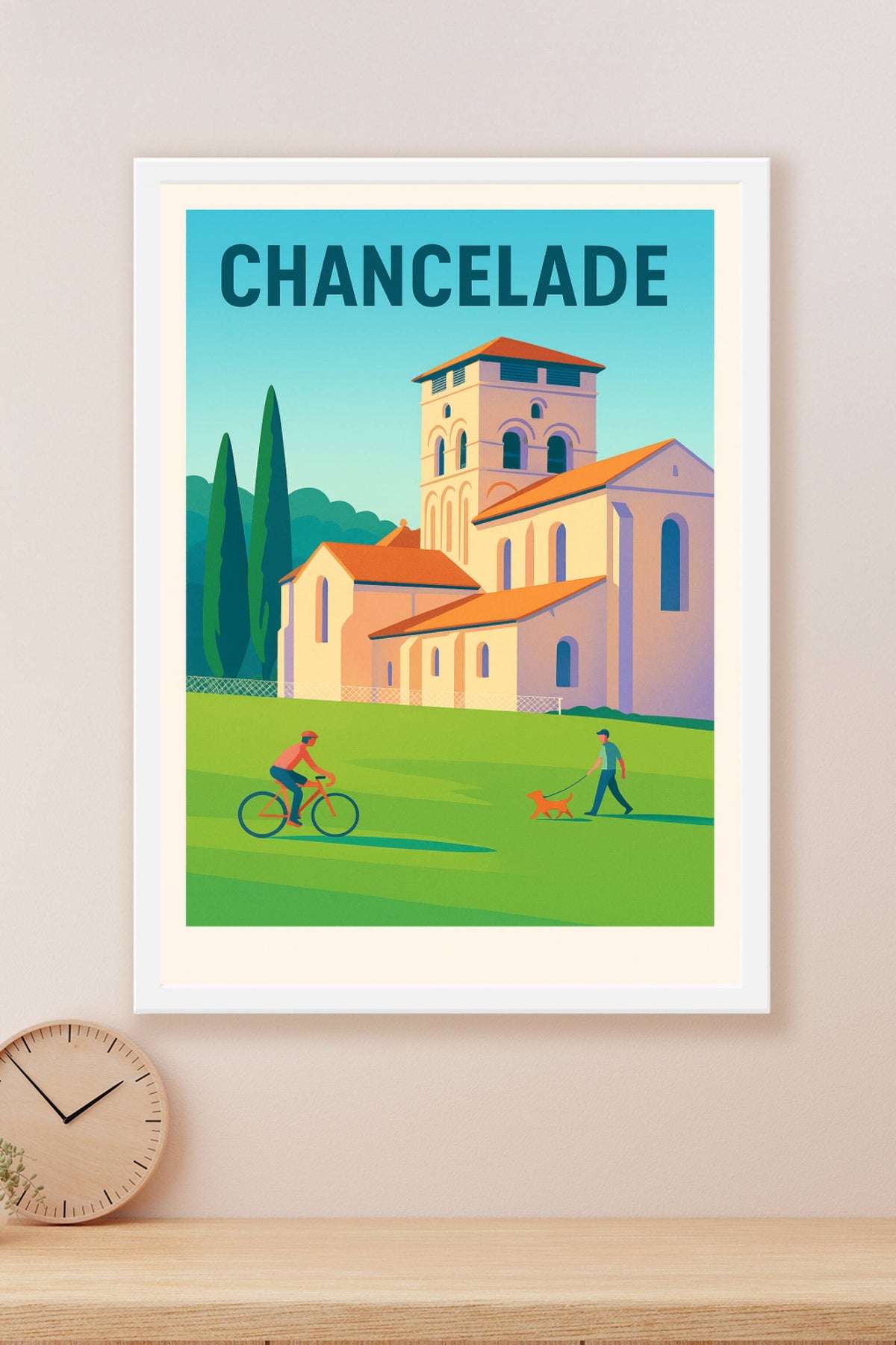 Affiche de Chancelade - Harmonie et sérénité au cœur de la Dordogne