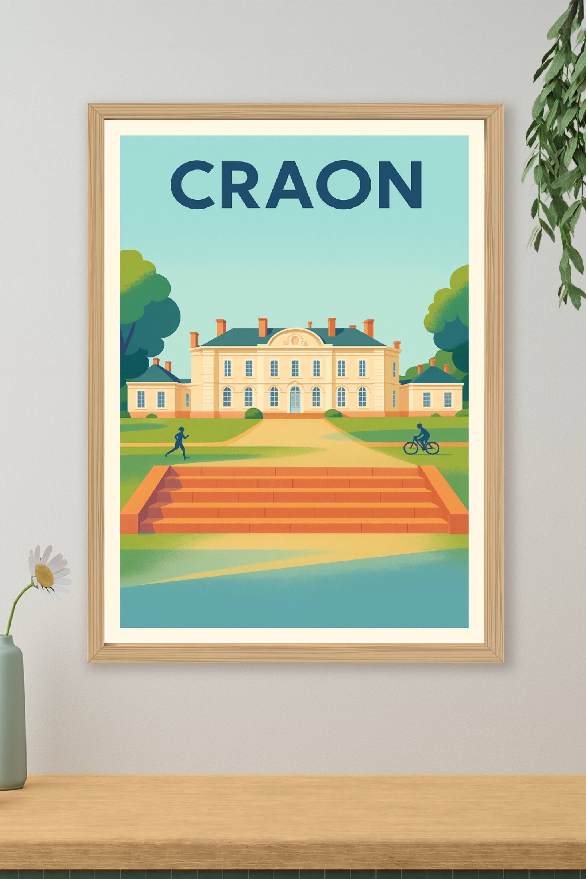 Affiche de Craon - Élégance et sérénité au cœur du château