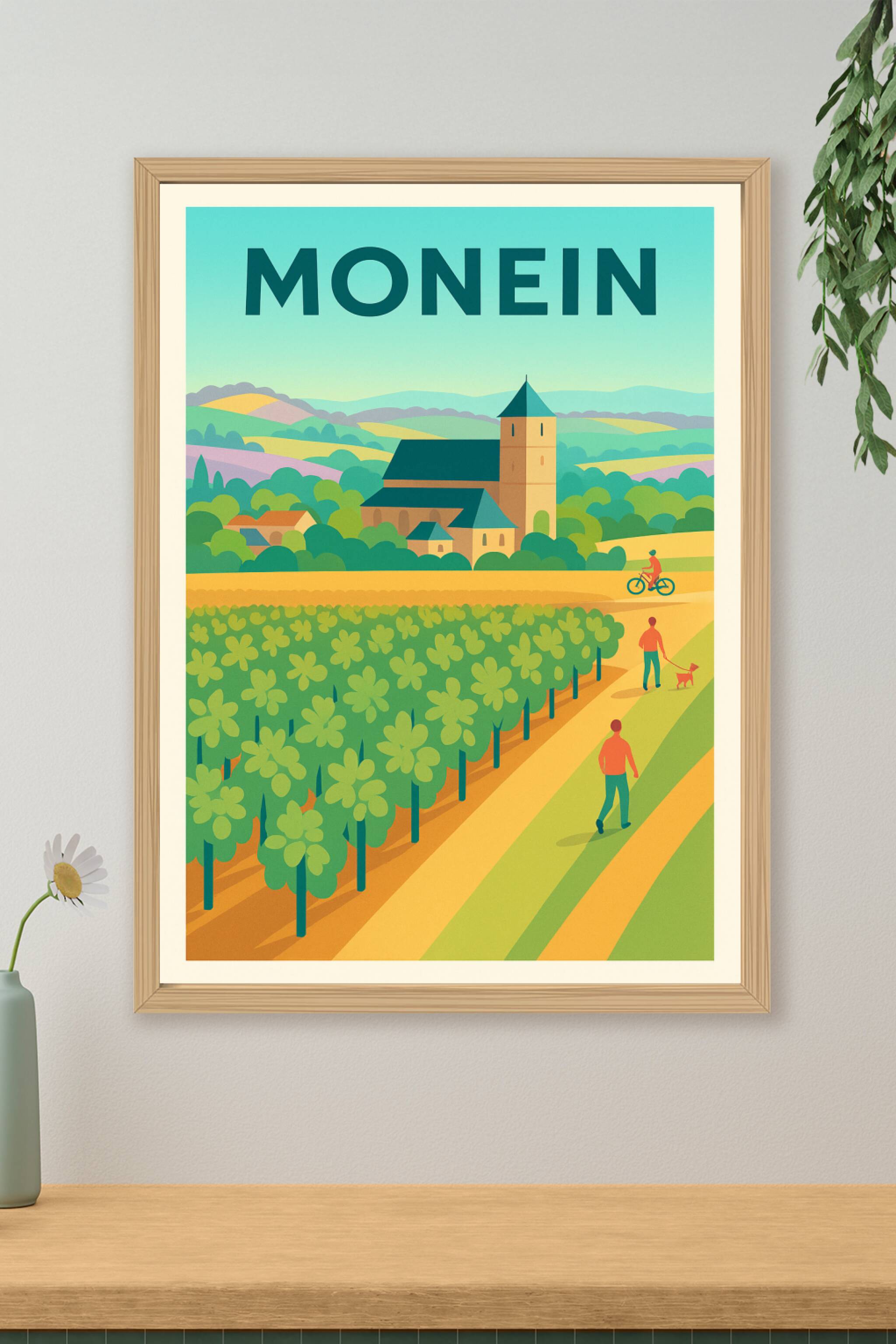 Affiche de Monein - L'élégance du terroir béarnais