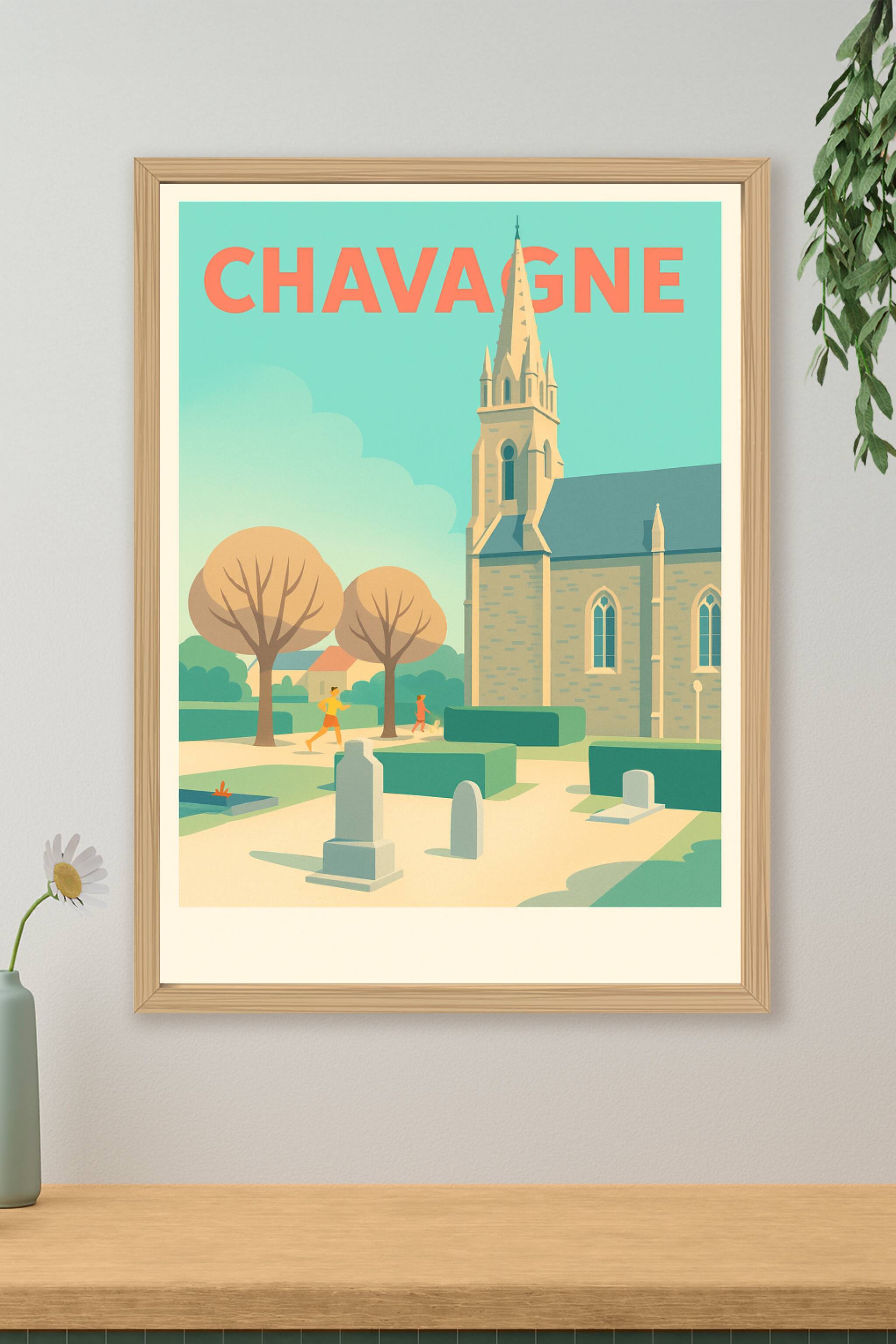 Affiche de Chavagne - Une balade paisible au cœur du patrimoine