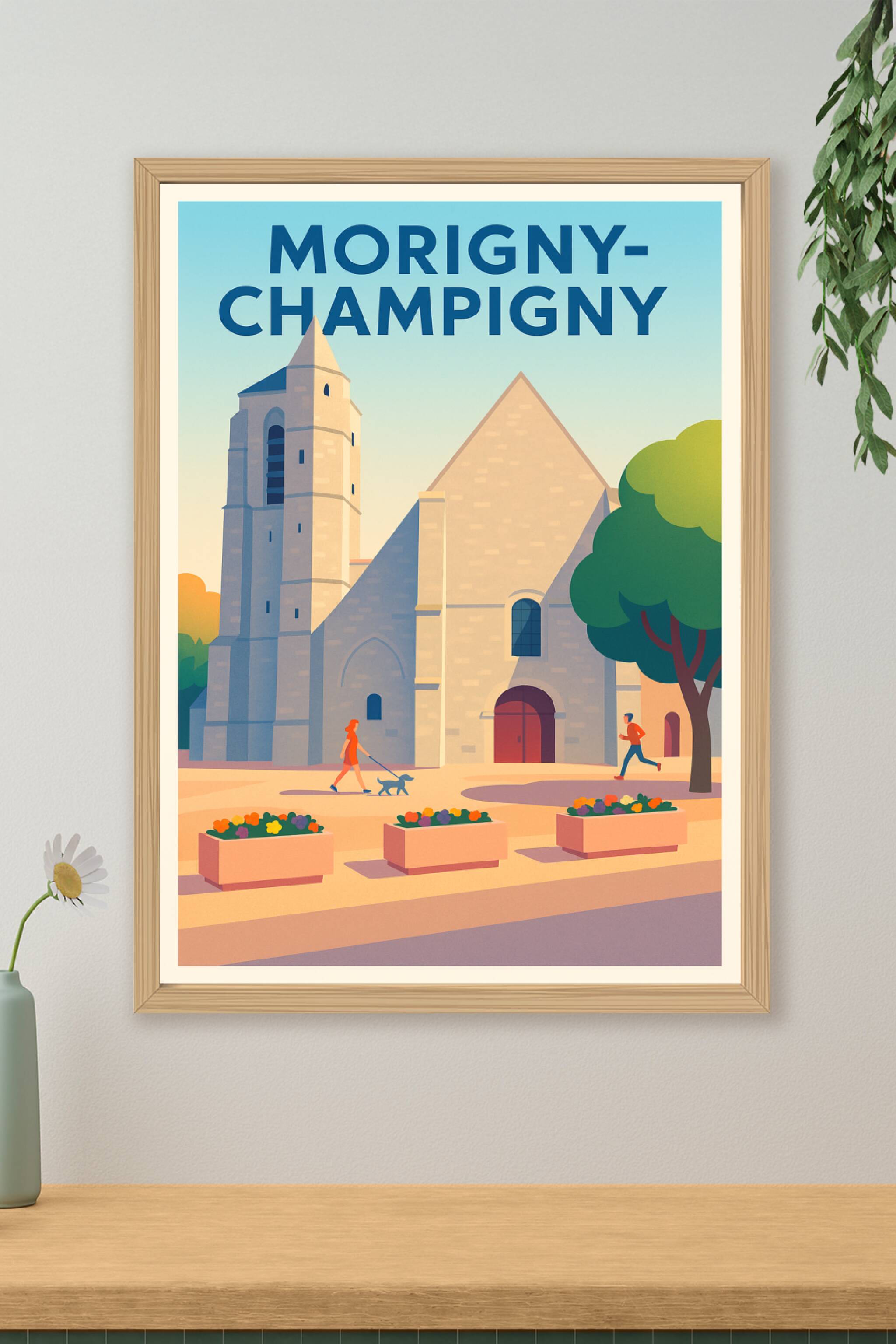 Affiche de Morigny-Champigny - Charme paisible au cœur de l'histoire