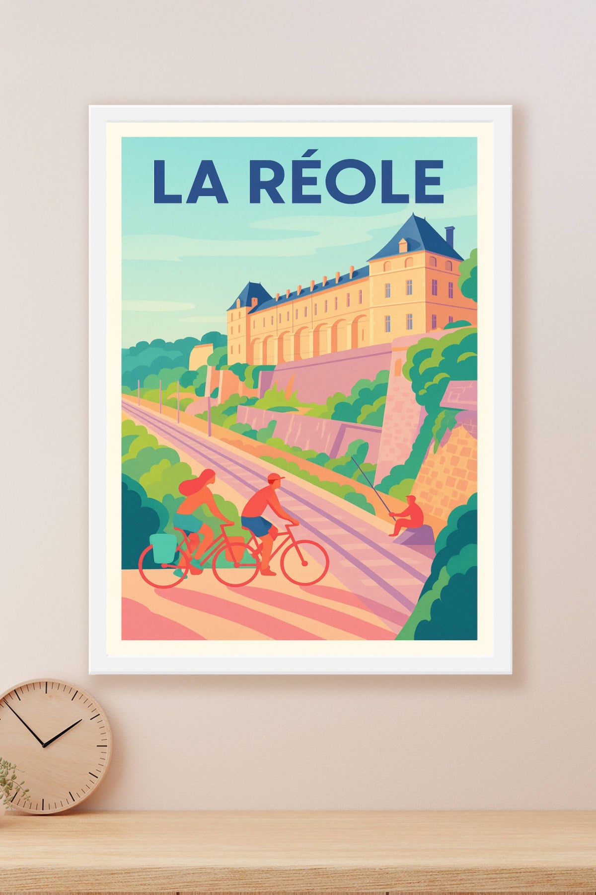 Affiche de La Réole - Évasion à vélo au bord des remparts historiques