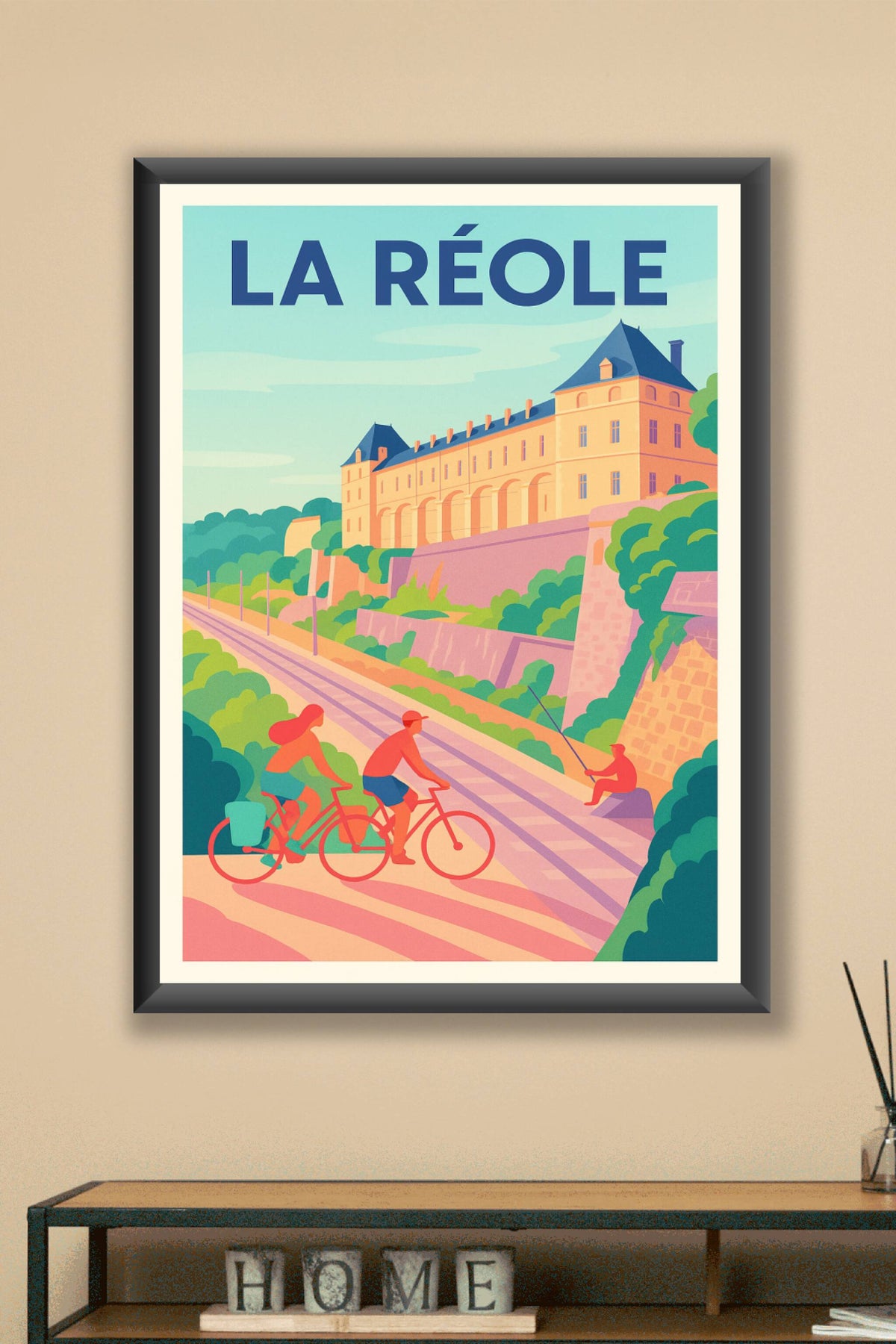 Affiche de La Réole - Évasion à vélo au bord des remparts historiques