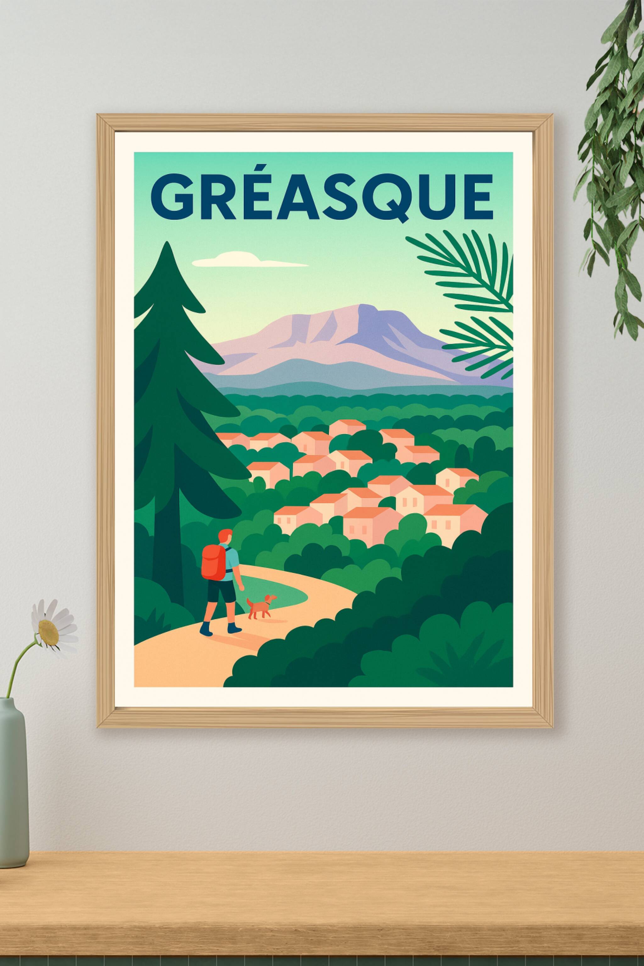Affiche de Gréasque - Évasion nature au cœur de la Provence