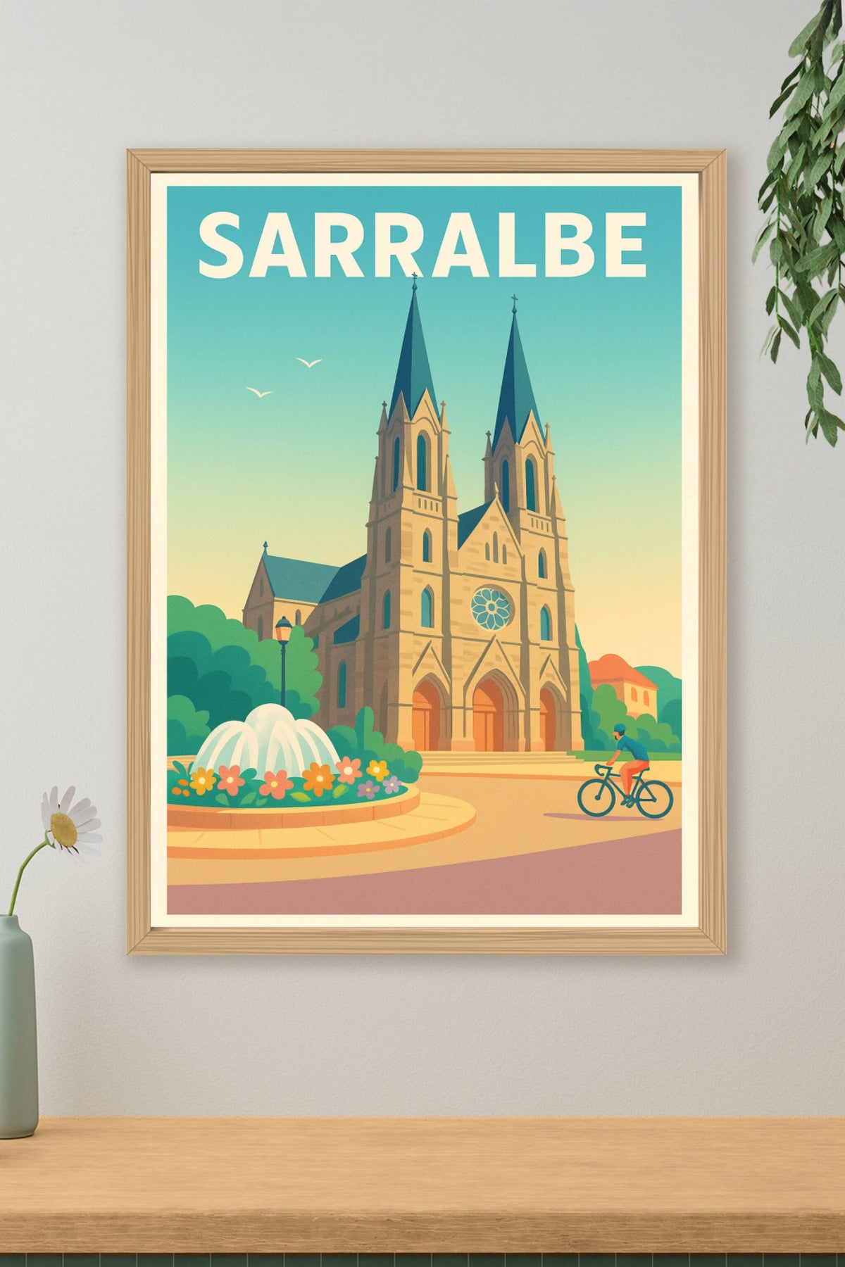 Affiche de Sarralbe - Charme et sérénité au cœur de la ville