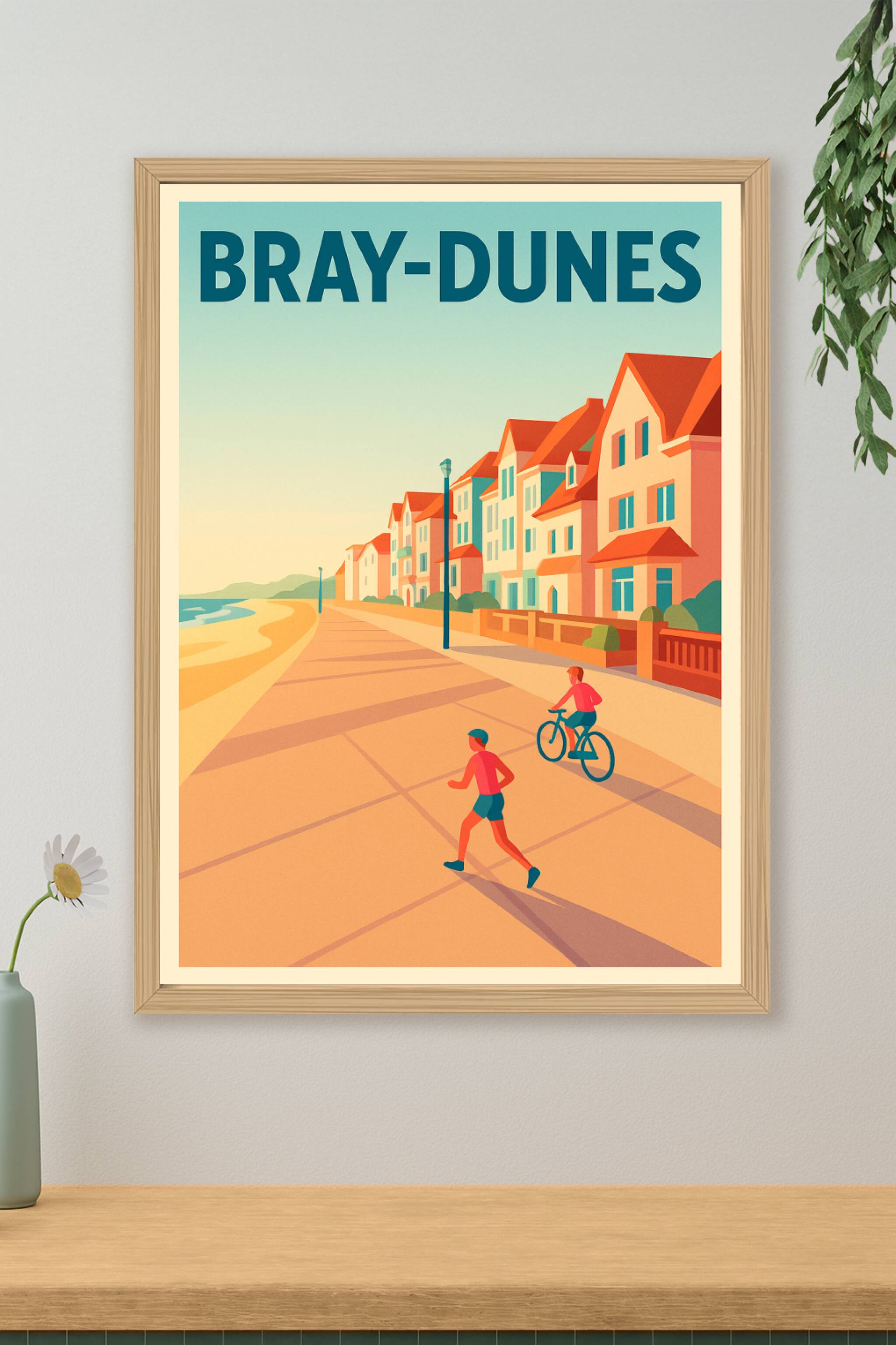 Affiche de Bray-Dunes - Échappée en bord de mer