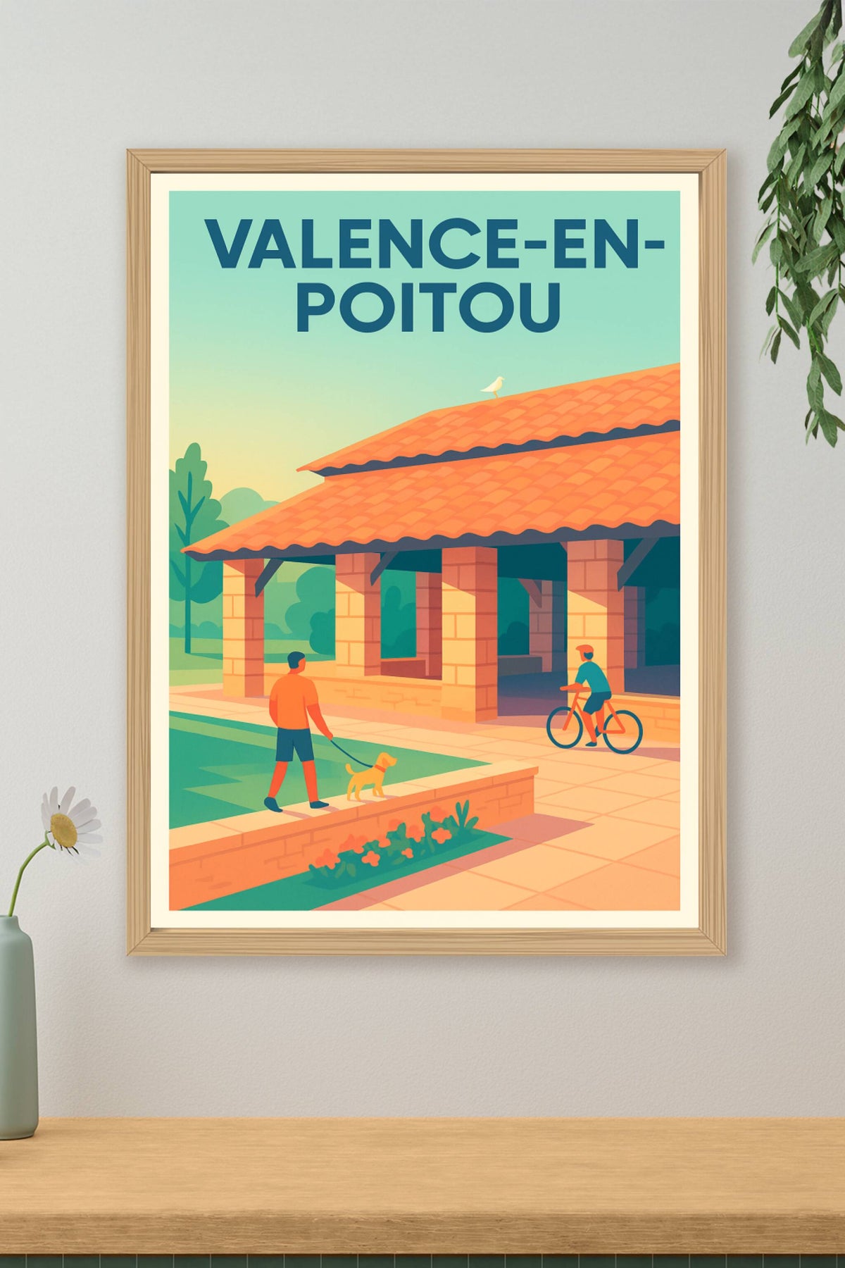 Affiche de Valence-en-Poitou - Harmonie et douceur de vie