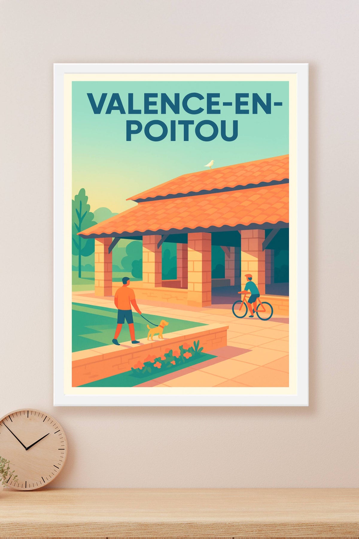 Affiche de Valence-en-Poitou - Harmonie et douceur de vie
