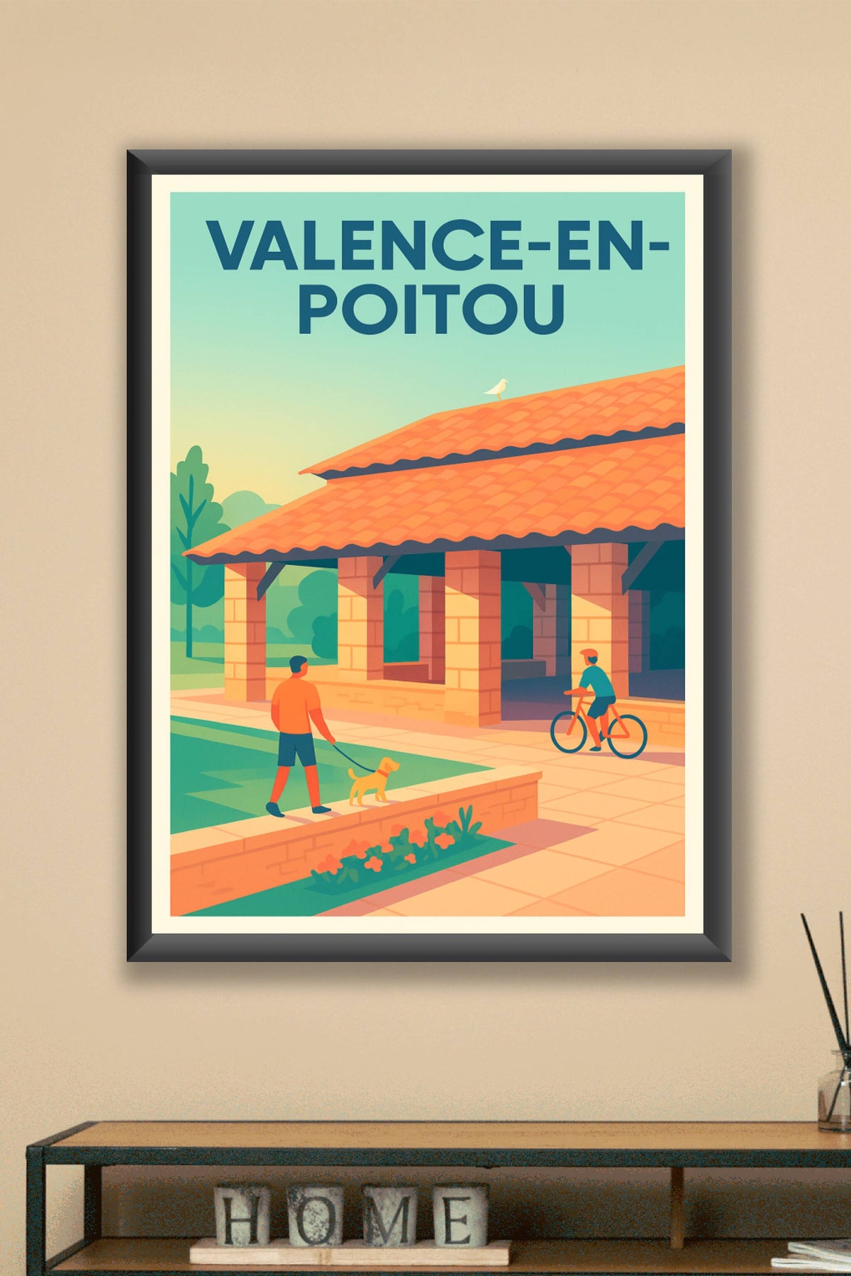 Affiche de Valence-en-Poitou - Harmonie et douceur de vie