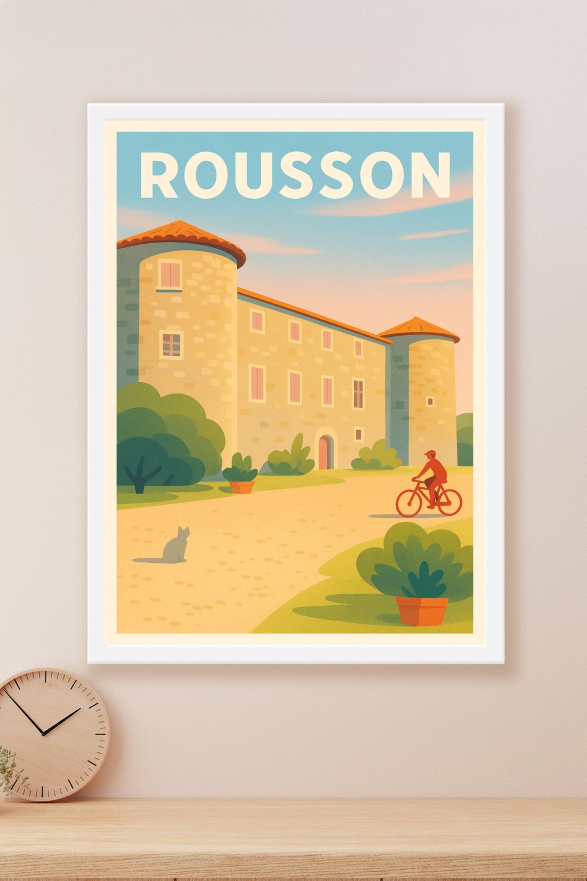 Affiche de Rousson - Charme Provençal et Douceur de Vivre