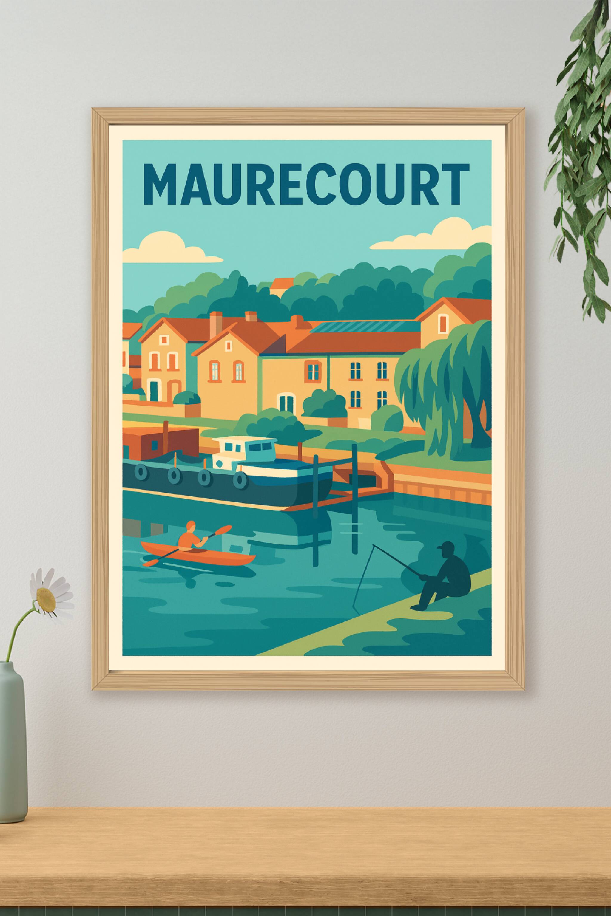 Affiche de Maurecourt - Charme paisible au fil de l'eau