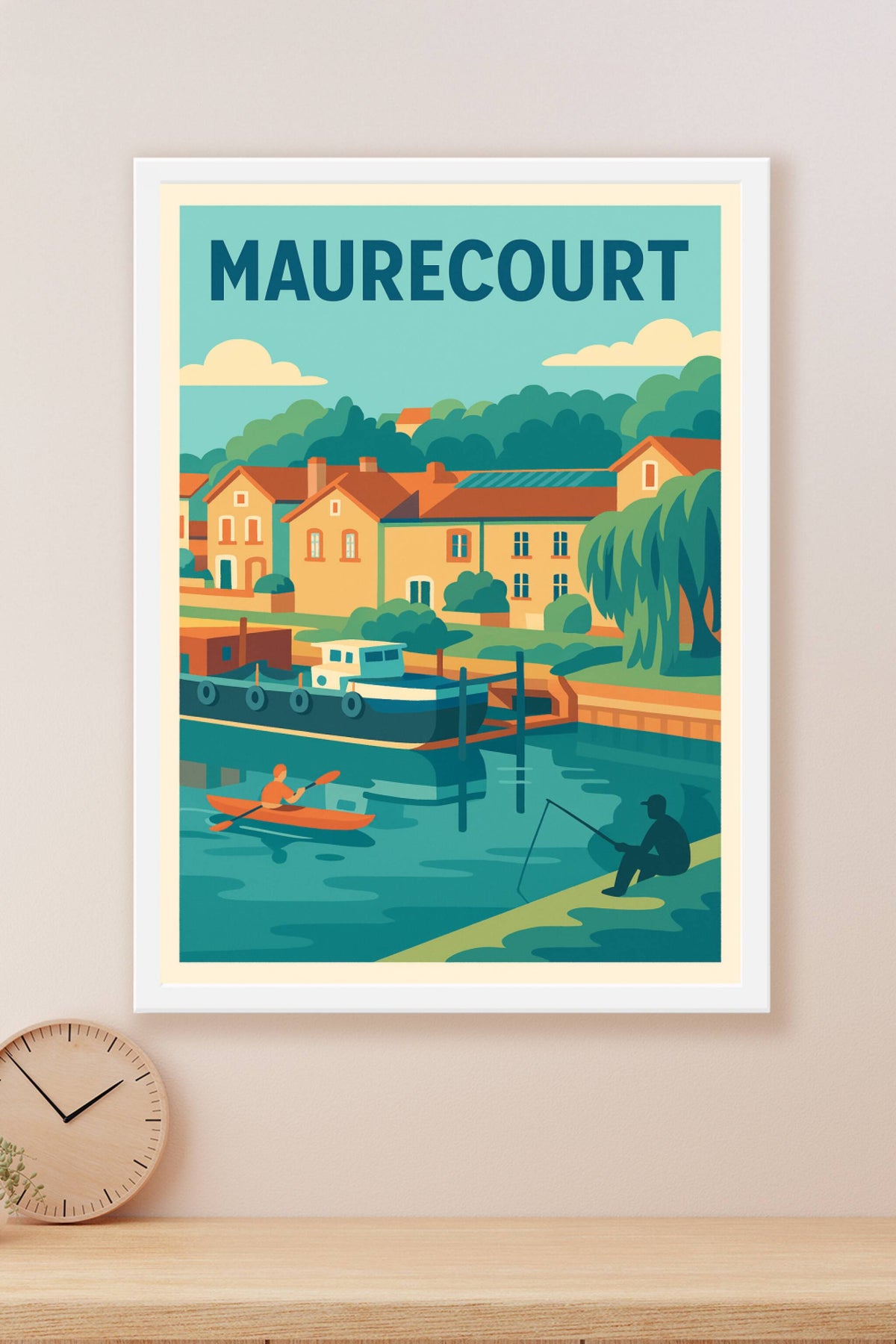 Affiche de Maurecourt - Charme paisible au fil de l'eau