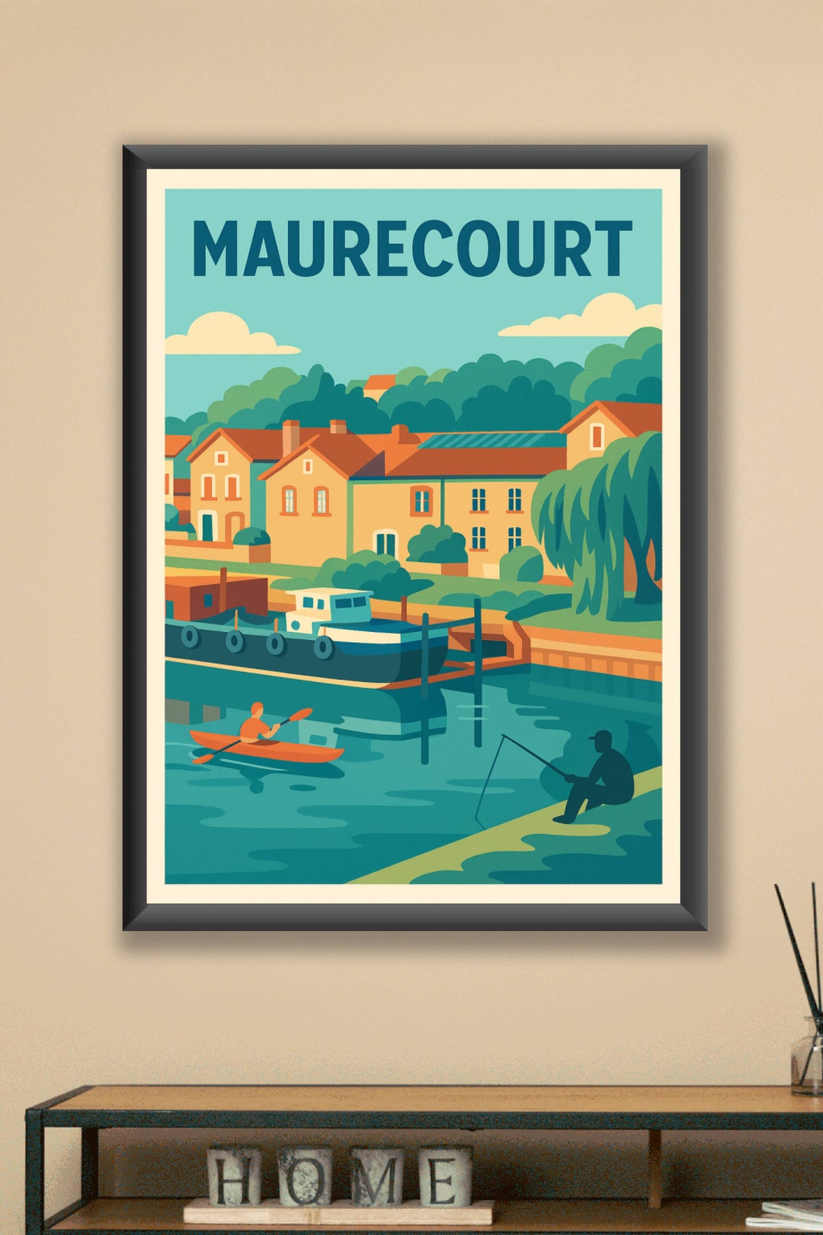 Affiche de Maurecourt - Charme paisible au fil de l'eau