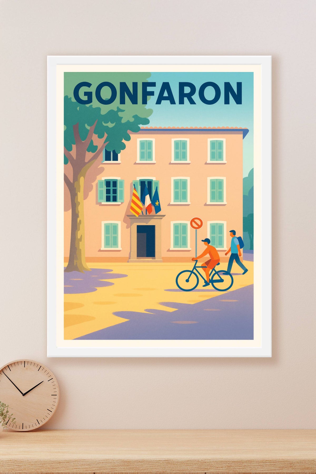 Affiche de Gonfaron - Douceur de vie provençale
