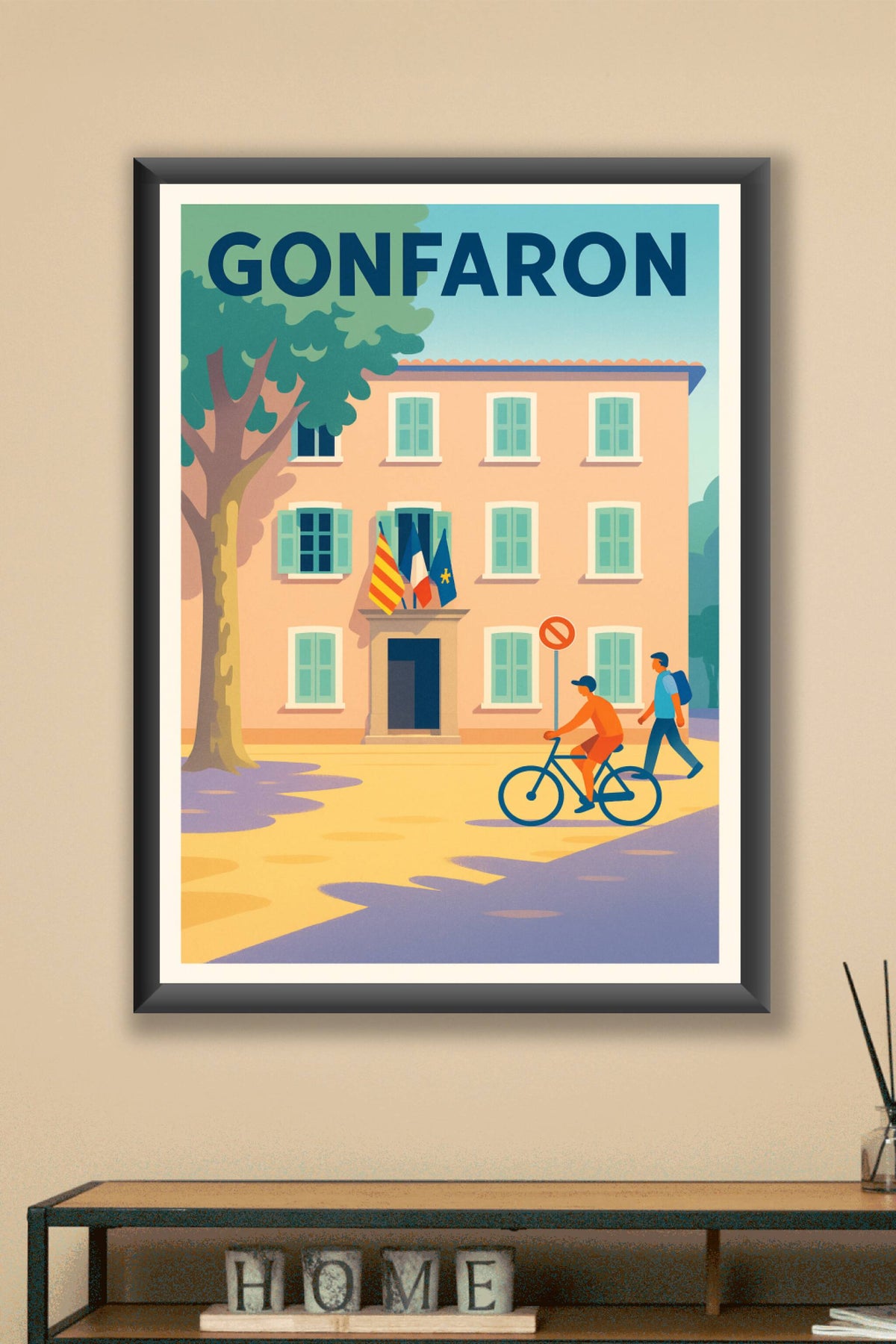 Affiche de Gonfaron - Douceur de vie provençale