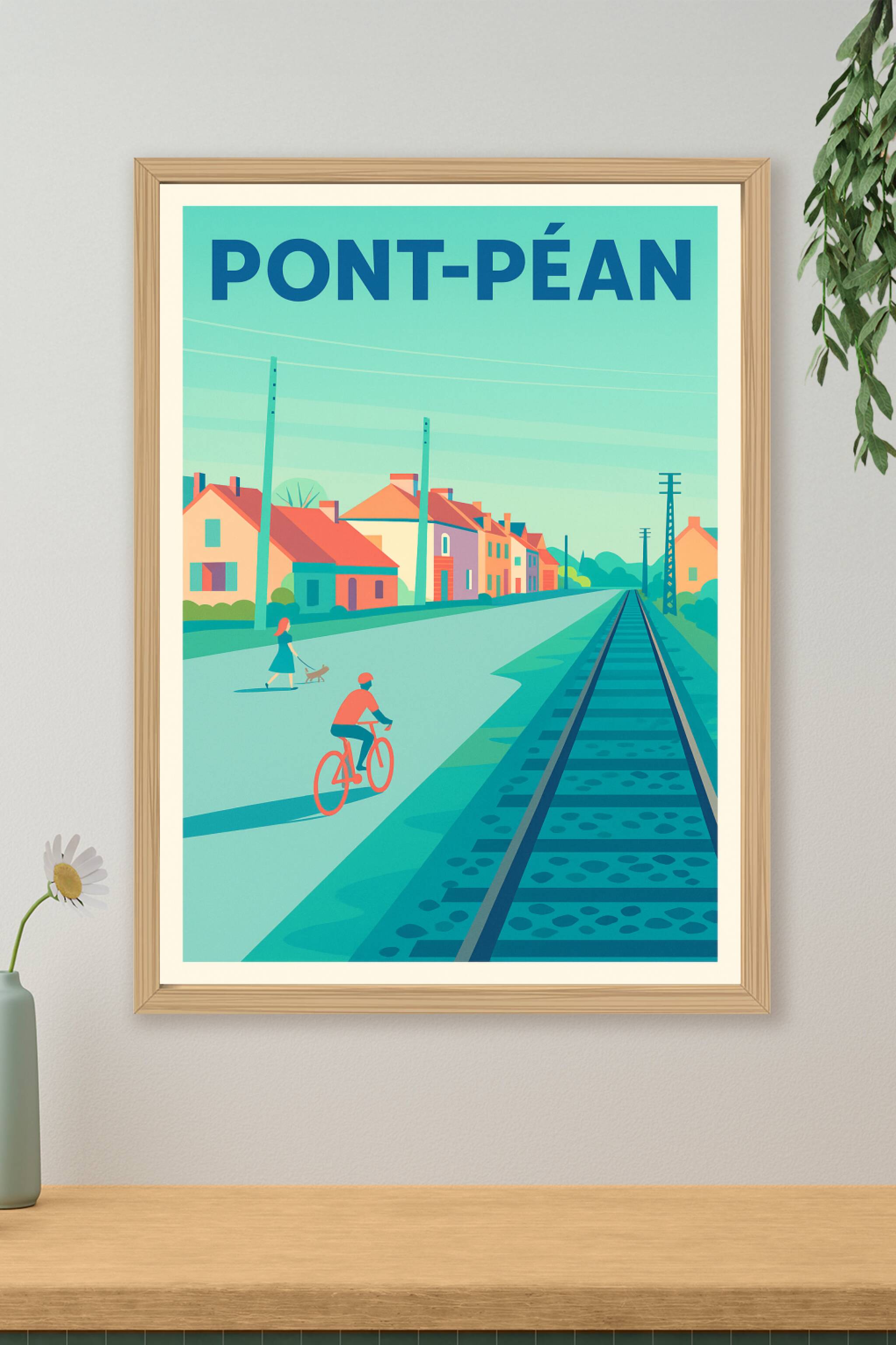 Affiche de Pont-Péan - Charme bucolique au fil des rails