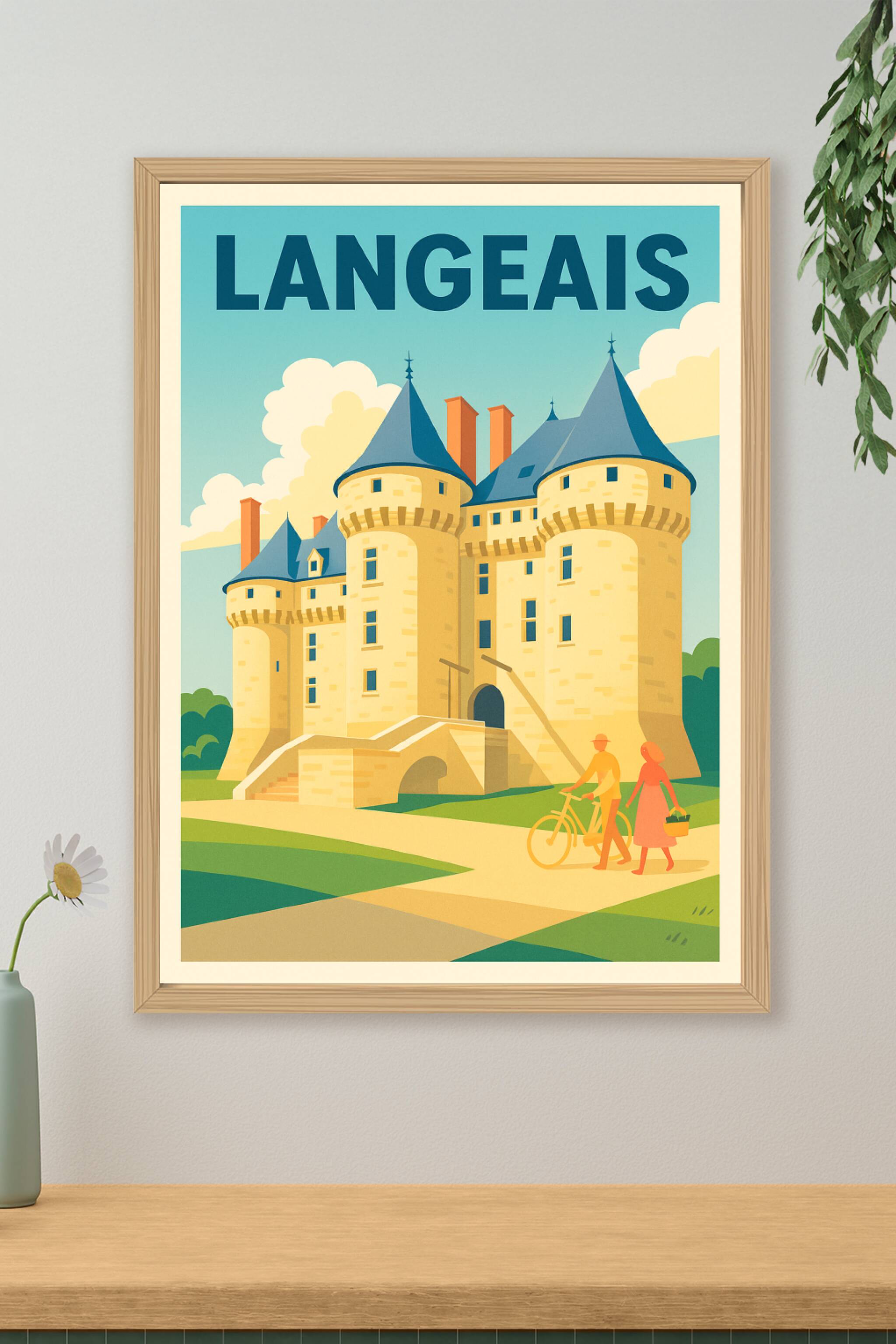 Affiche de Langeais - L'élégance intemporelle du château