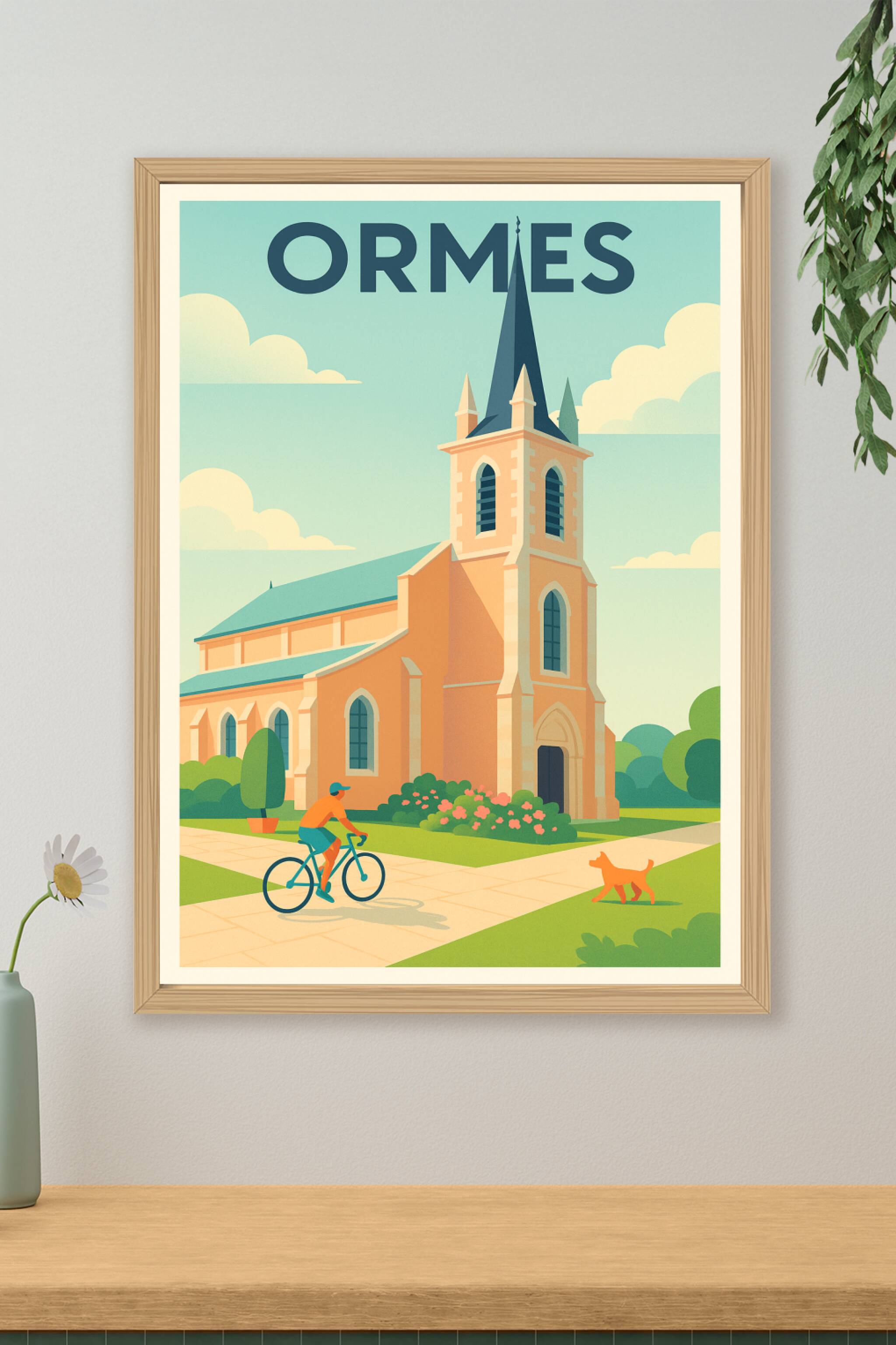 Affiche de Ormes - Charme tranquille au cœur du patrimoine