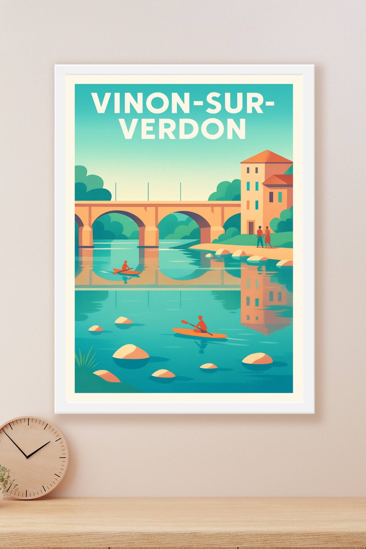 Affiche de Vinon-sur-Verdon - Évasion tranquille en Provence