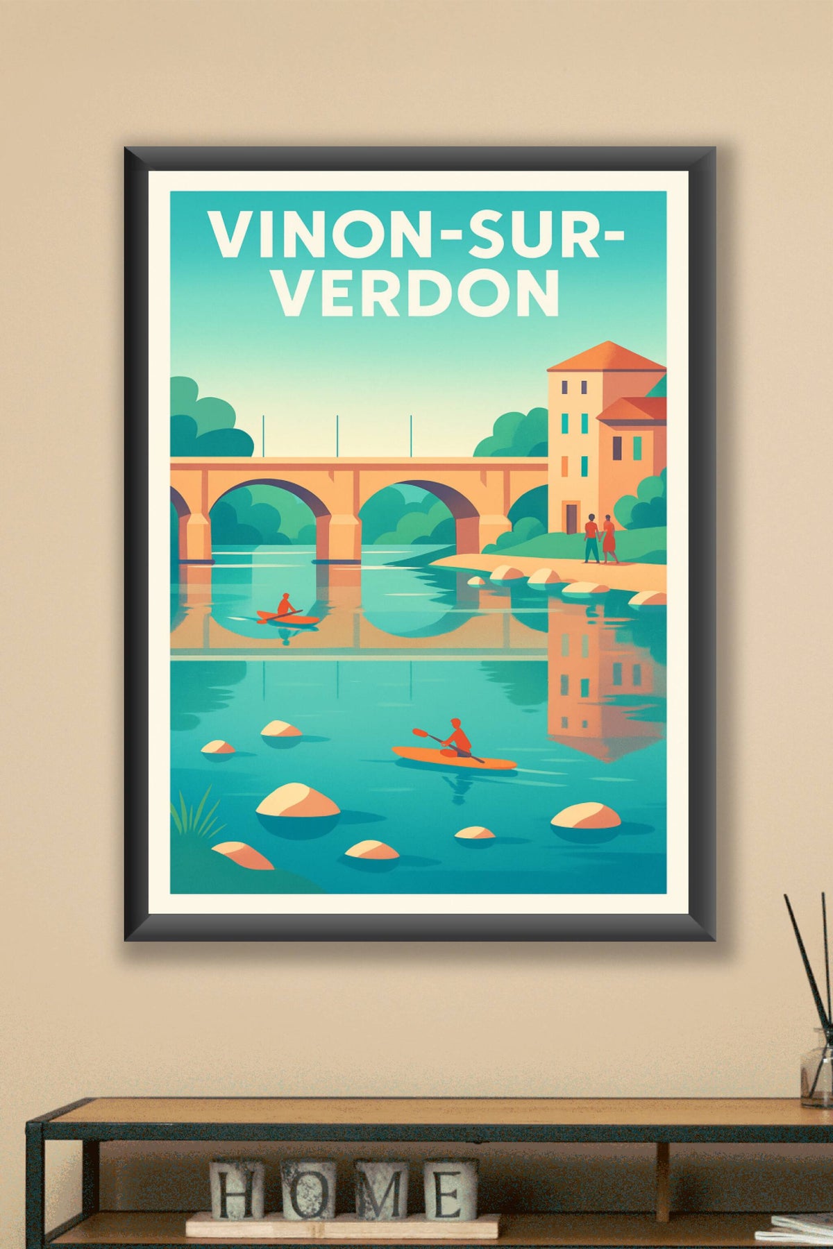 Affiche de Vinon-sur-Verdon - Évasion tranquille en Provence
