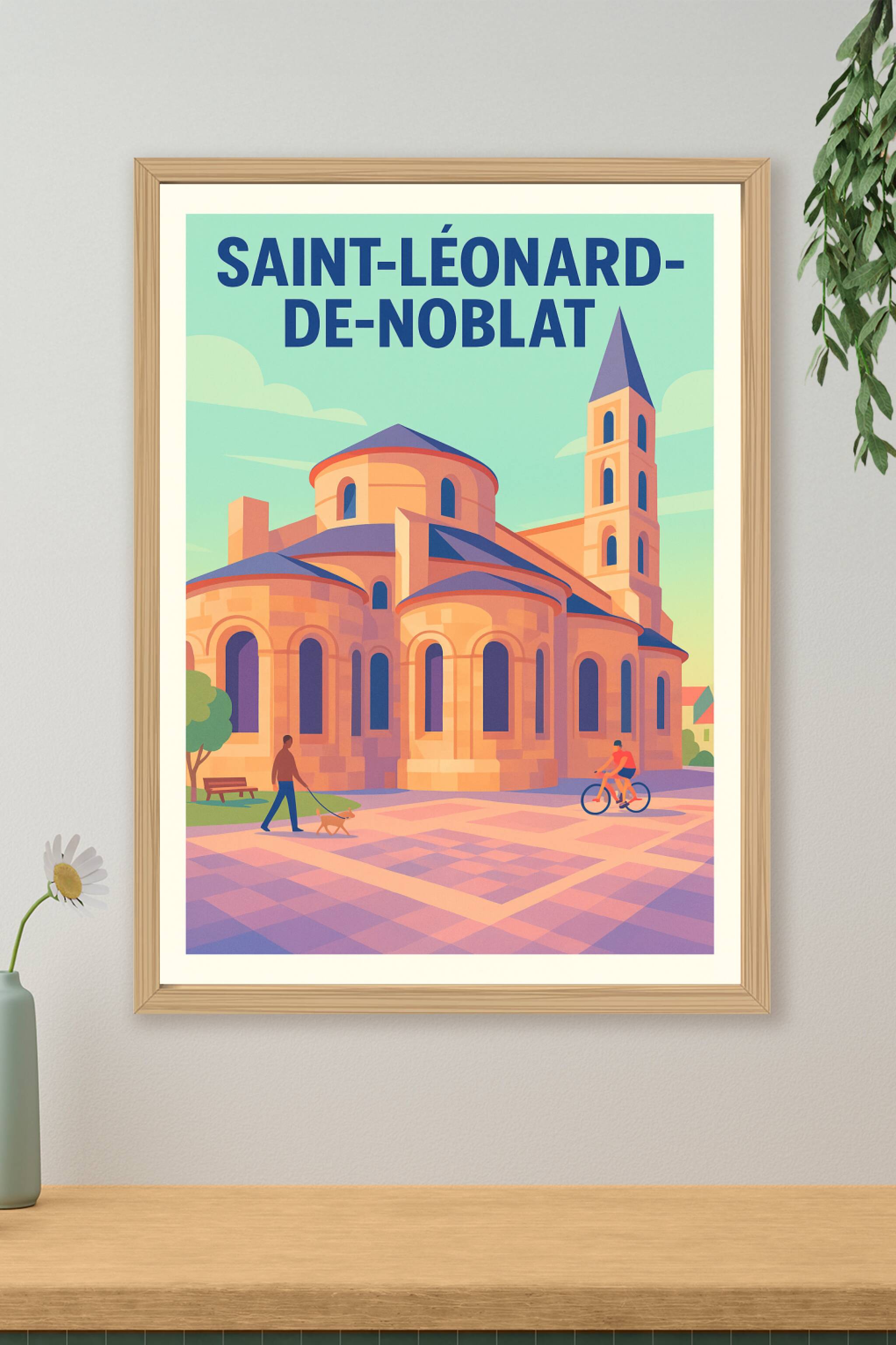 Affiche de Saint-Léonard-de-Noblat - Charme et sérénité au cœur de la Haute-Vienne