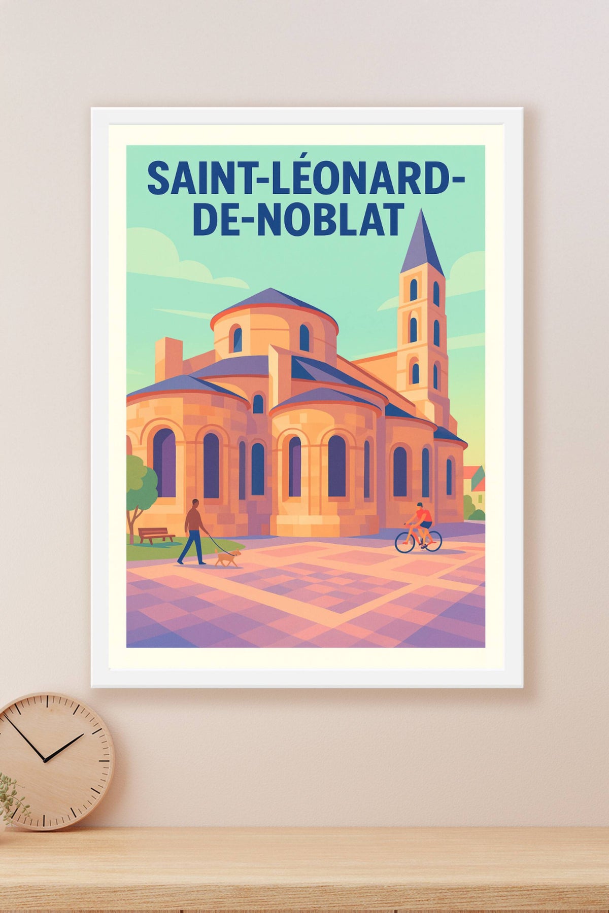 Affiche de Saint-Léonard-de-Noblat - Charme et sérénité au cœur de la Haute-Vienne