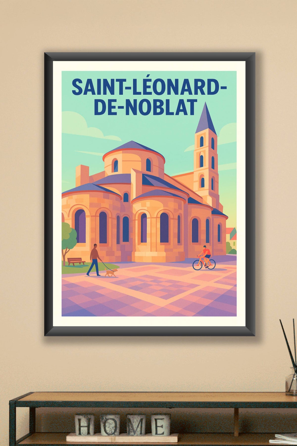 Affiche de Saint-Léonard-de-Noblat - Charme et sérénité au cœur de la Haute-Vienne