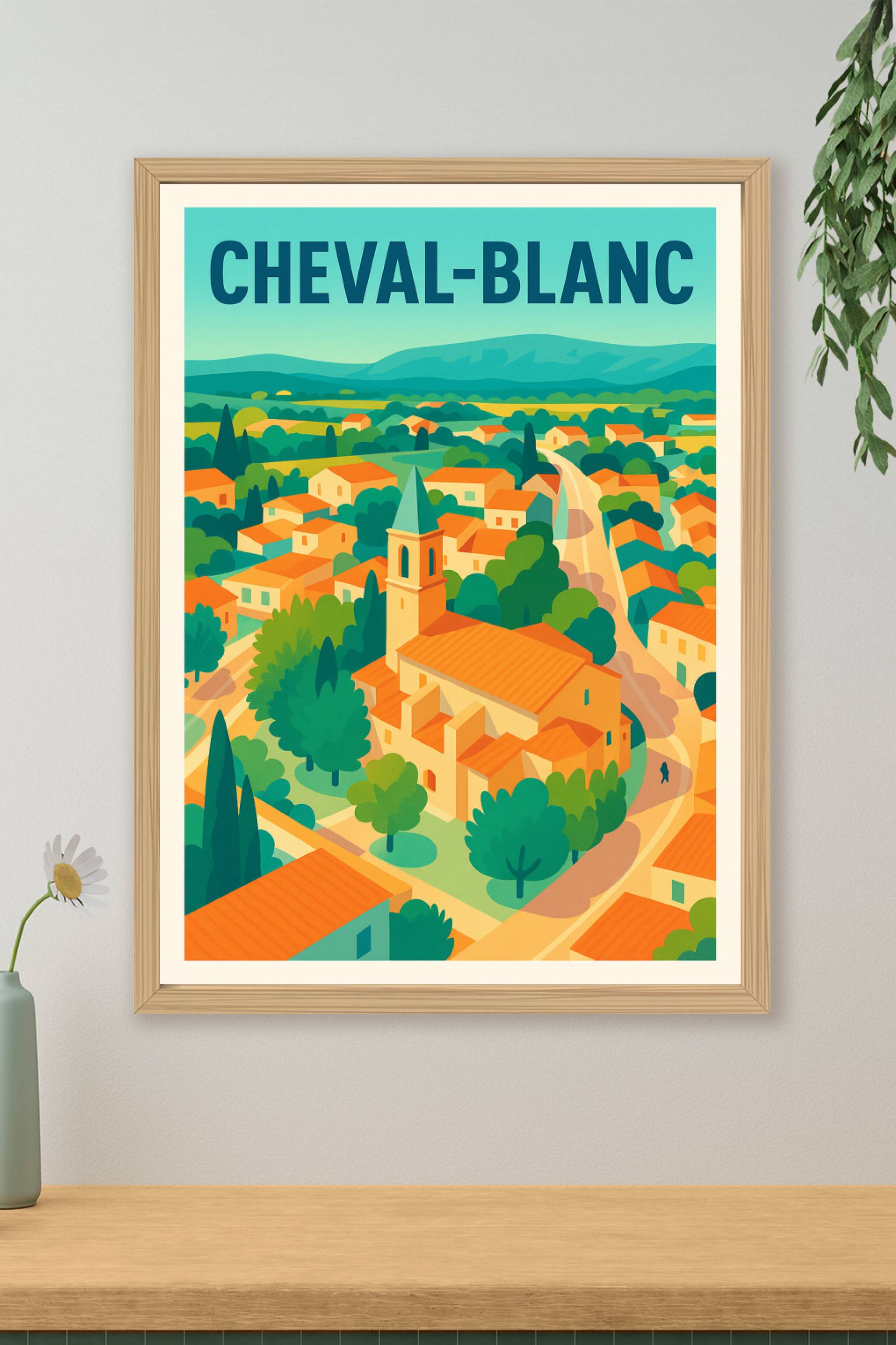 Affiche de Cheval-Blanc - Charme authentique du Sud